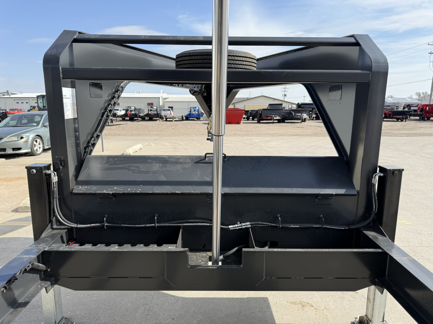 New 2026 Buckshot 83"x16' Telescopic Gooseneck Dump Trailer W/3' Sides/8KAxles