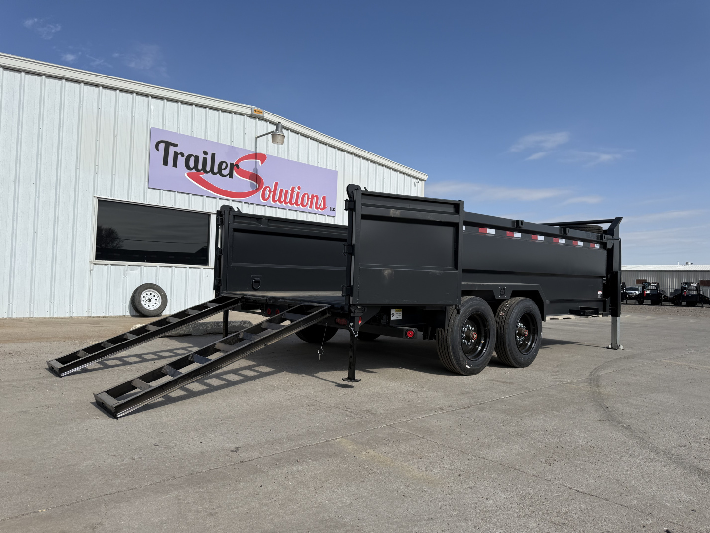 New 2026 Buckshot 83"x16' Telescopic Gooseneck Dump Trailer W/3' Sides/8KAxles