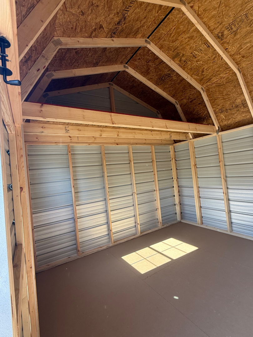 New 2026 12x16 Derksen Portable Buildings Lofted Barn Shed