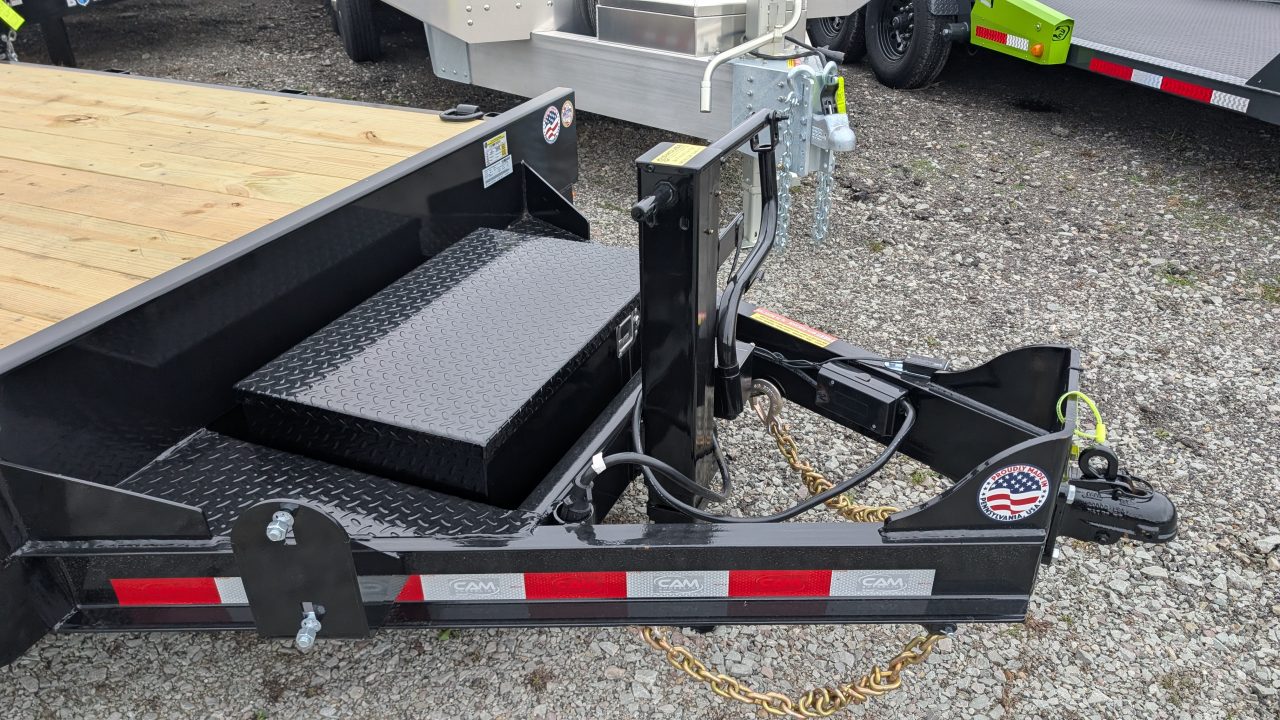 New 2026 CAM Superline 20' HD Lo Pro Angle Channel Equipment Hauler w/ 5' Ramps