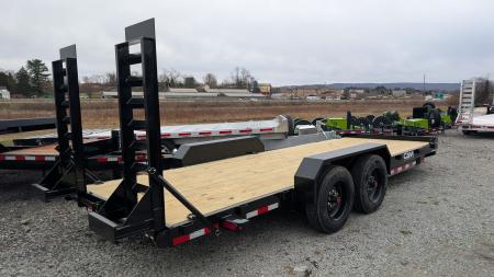 New 2026 CAM Superline 20' HD Lo Pro Angle Channel Equipment Hauler w/ 5' Ramps