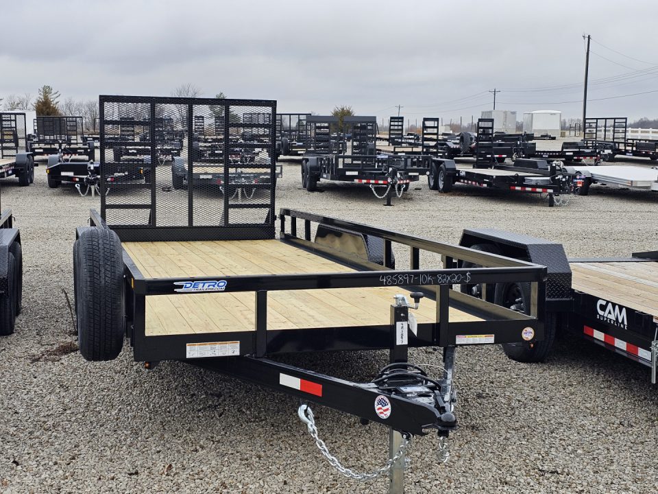 New 2026 Sure-Trac 7 x 20 Tube Top 10K Utility Trailer