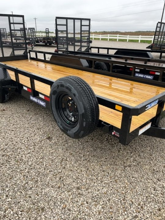 New 2026 Sure-Trac 7 x 20 Tube Top 10K Utility Trailer