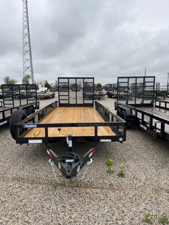 New 2026 Sure-Trac 7 x 20 Tube Top 10K Utility Trailer