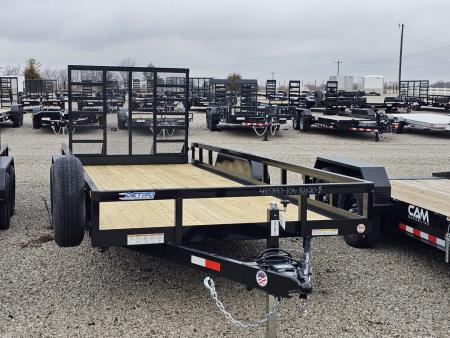 New 2026 Sure-Trac 7 x 20 Tube Top 10K Utility Trailer