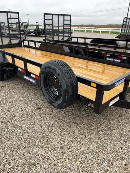 New 2026 Sure-Trac 7 x 20 Tube Top 10K Utility Trailer