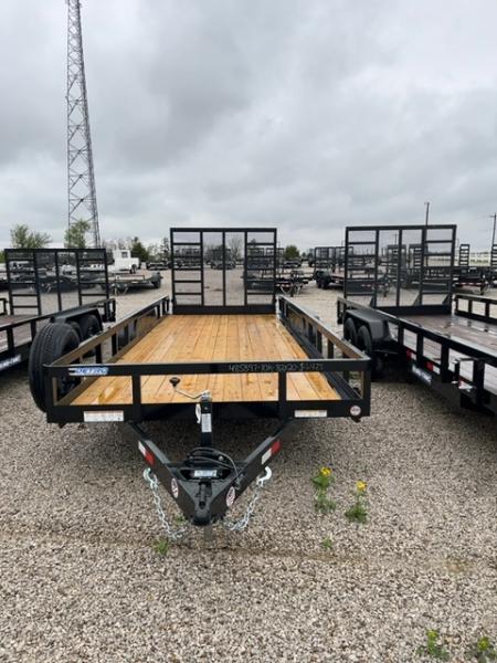 New 2026 Sure-Trac 7 x 20 Tube Top 10K Utility Trailer