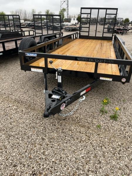 New 2026 Sure-Trac 7 x 20 Tube Top 10K Utility Trailer