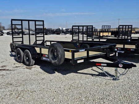 New 2026 Sure-Trac 7 x 16 10K Tube Top Utility Trailer