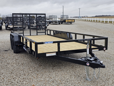 New 2026 Sure-Trac 7 x 18 7K Tube Top Utility Trailer