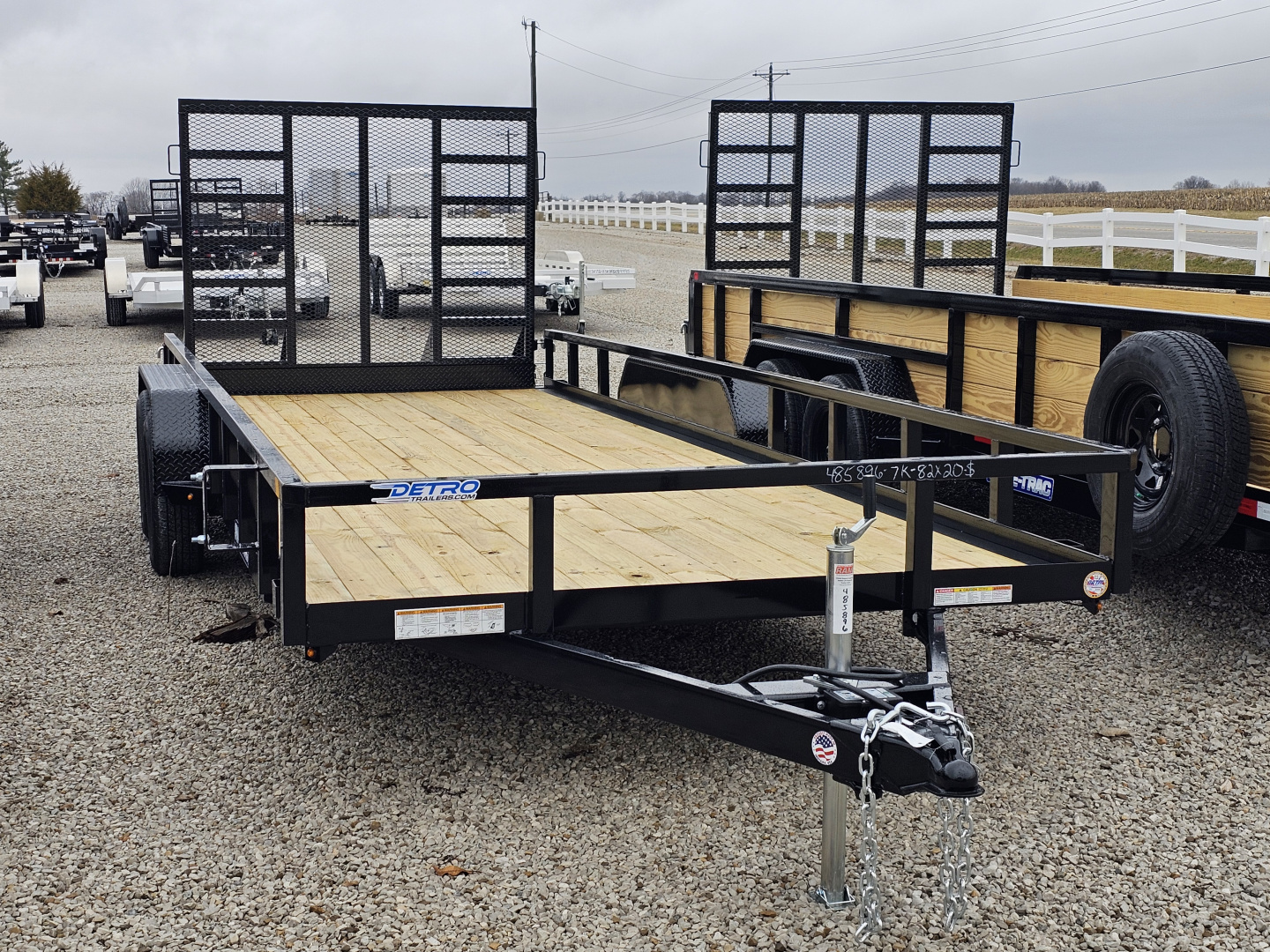 New 2026 Sure-Trac 7 x 20 7K Tube Top Utility Trailer