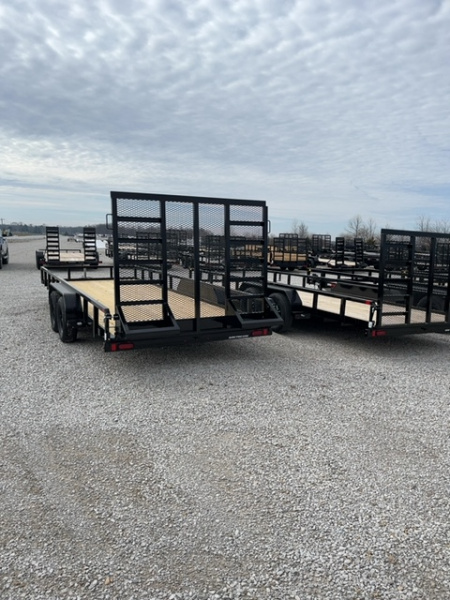 New 2026 Sure-Trac 7 x 20 7K Tube Top Utility Trailer
