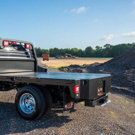 New 2026 NXG Truck Bodies SINGLE WHEEL LONG BED 56CA FLATBED Truck Bed