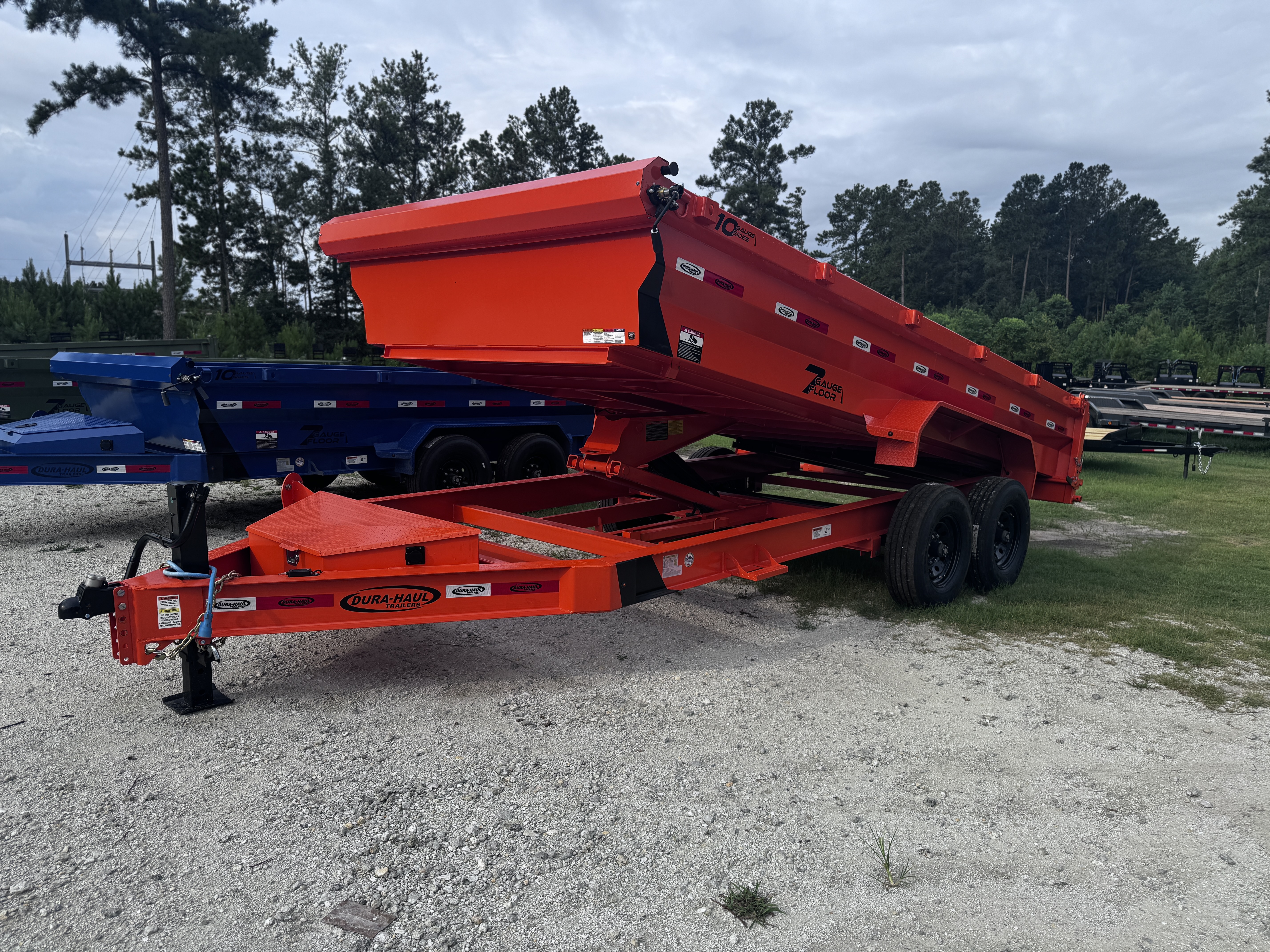 New 2025 Dura-Haul 7X16-16K BP Dump Trailer