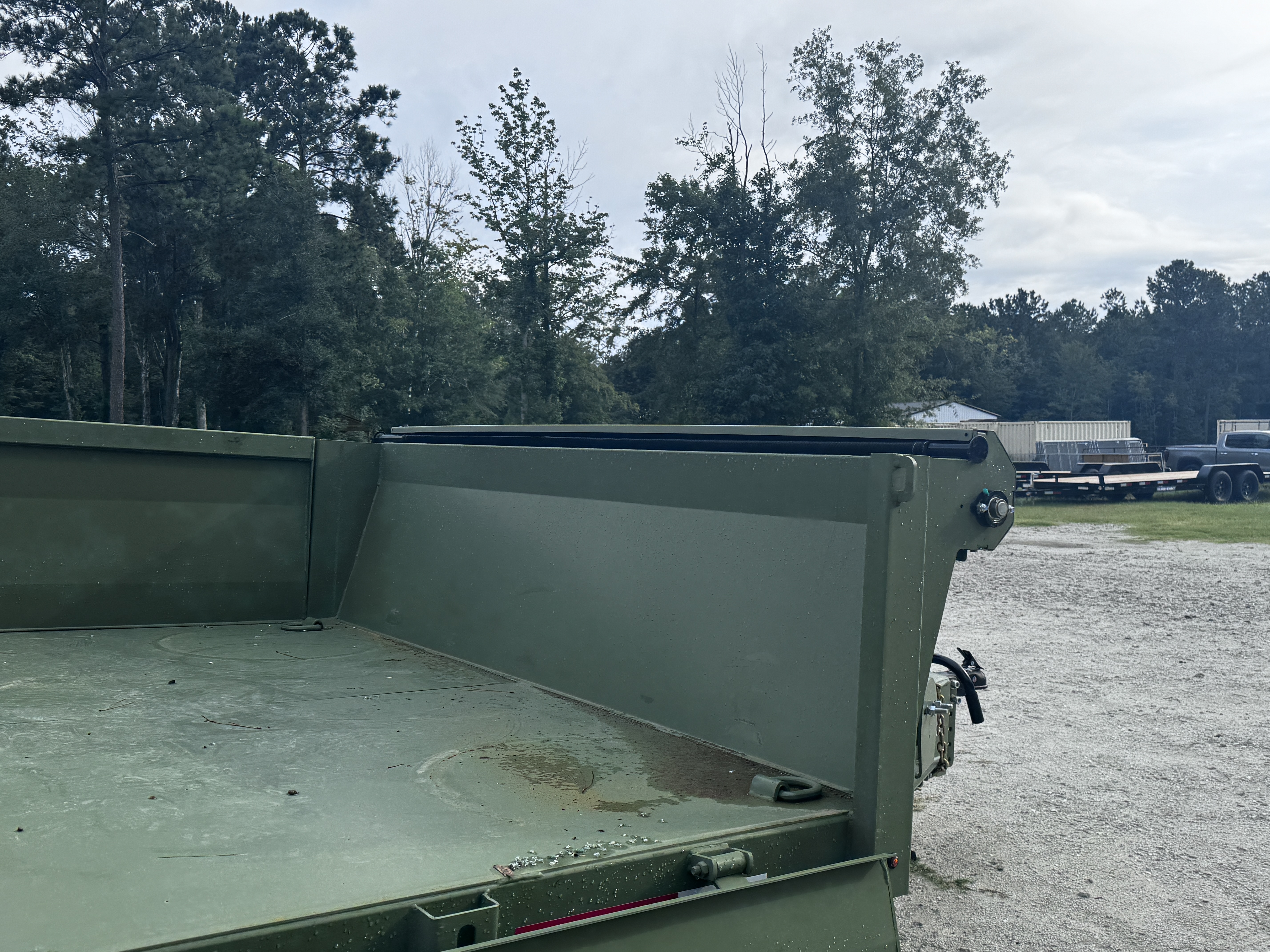New 2025 Dura-Haul 8X14 14K BP 2' FOLD DOWN SIDES Dump Trailer