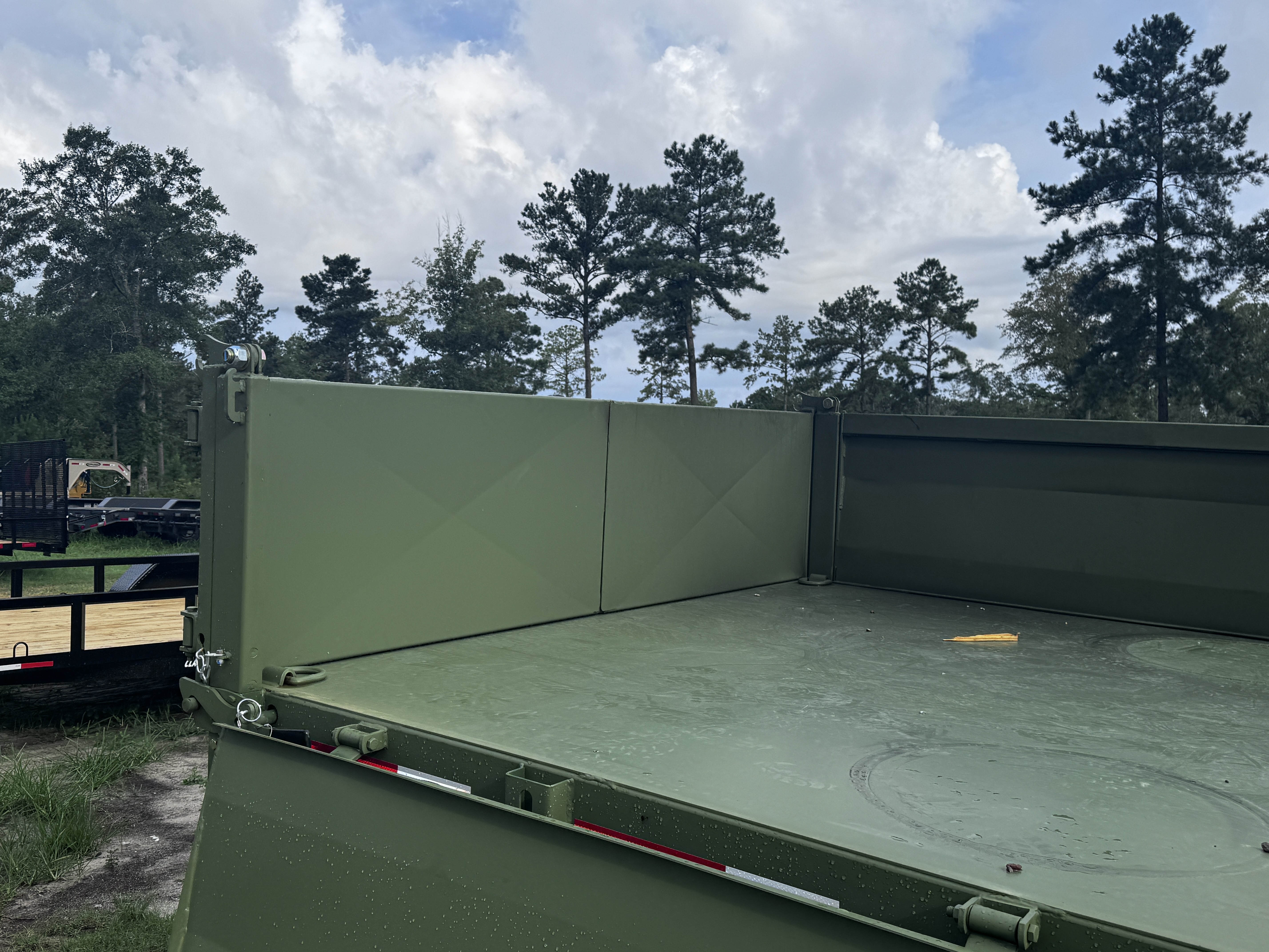 New 2025 Dura-Haul 8X14 14K BP 2' FOLD DOWN SIDES Dump Trailer