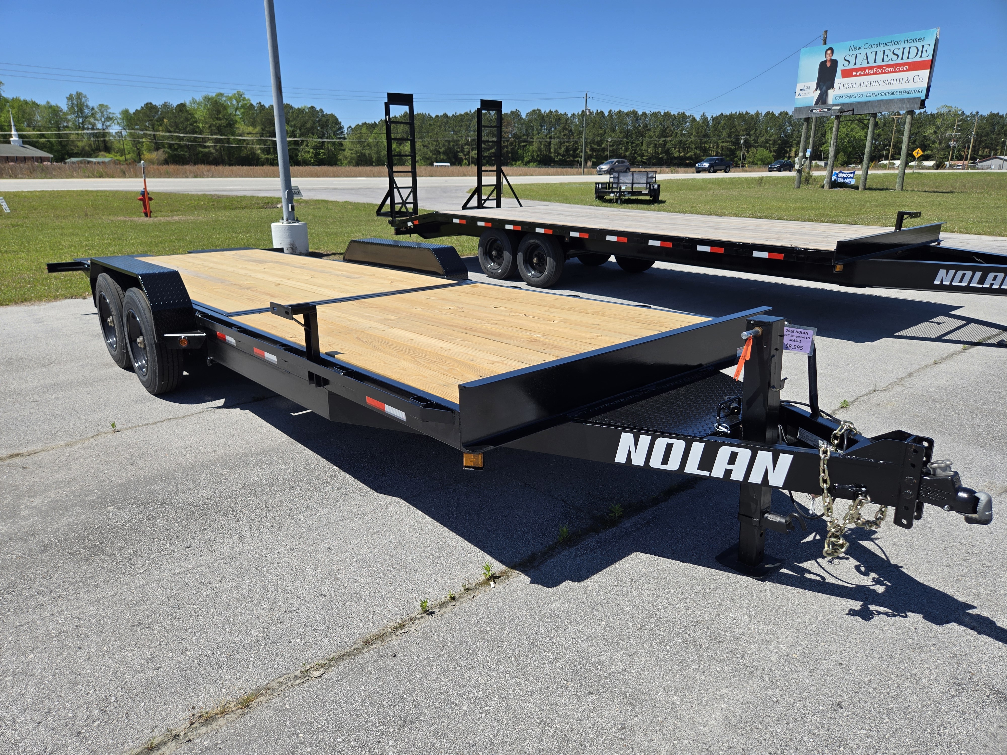 New 2026 Nolan Manufacturing NOL7X2214K-TILT Equipment Trailer