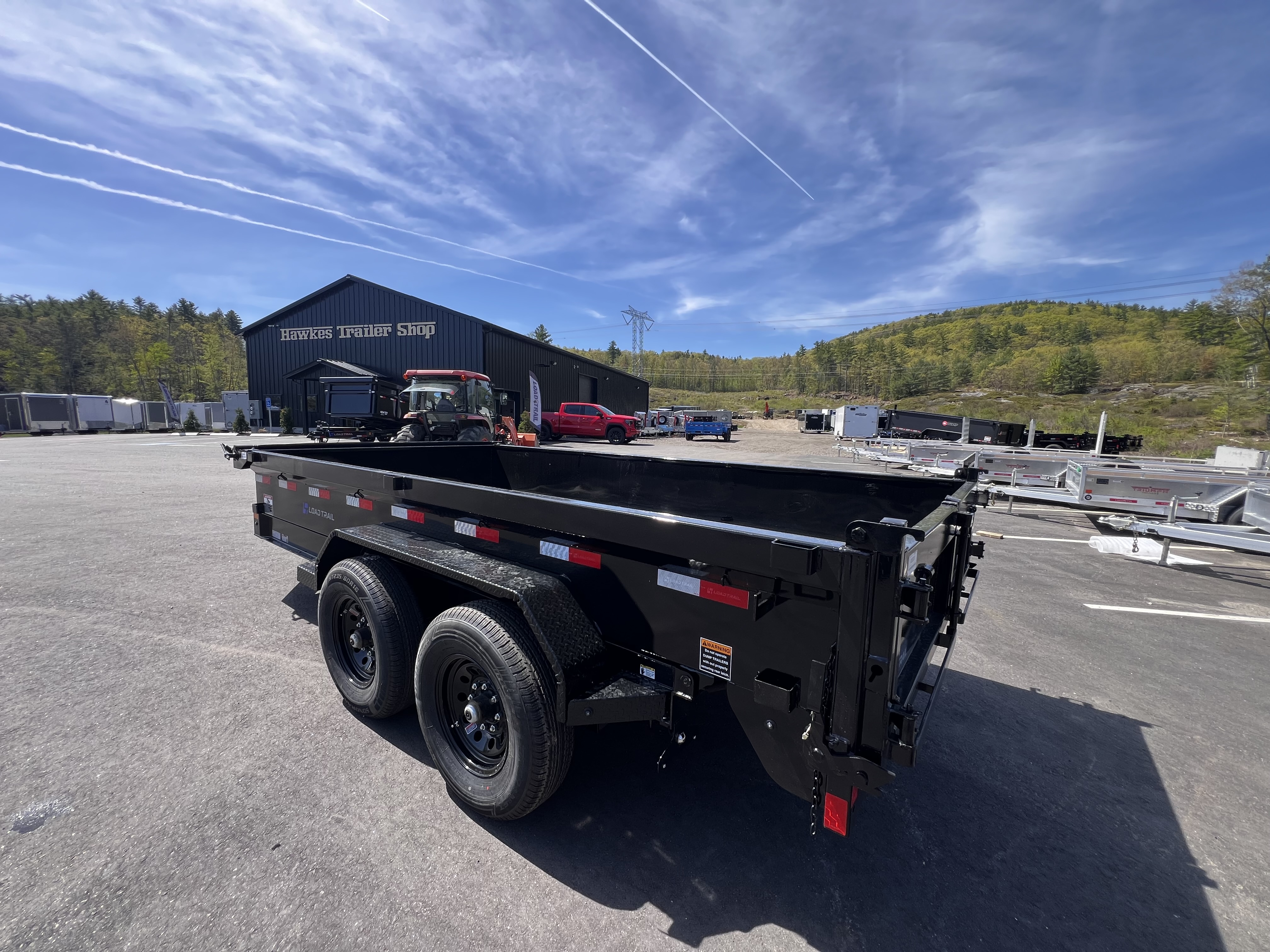 New 2026 LOAD TRAIL 7x14-DE Dump Trailer/ I BEAM Frame / Tarp kit & Ramps/ Spreader Gate- 14,000gvw