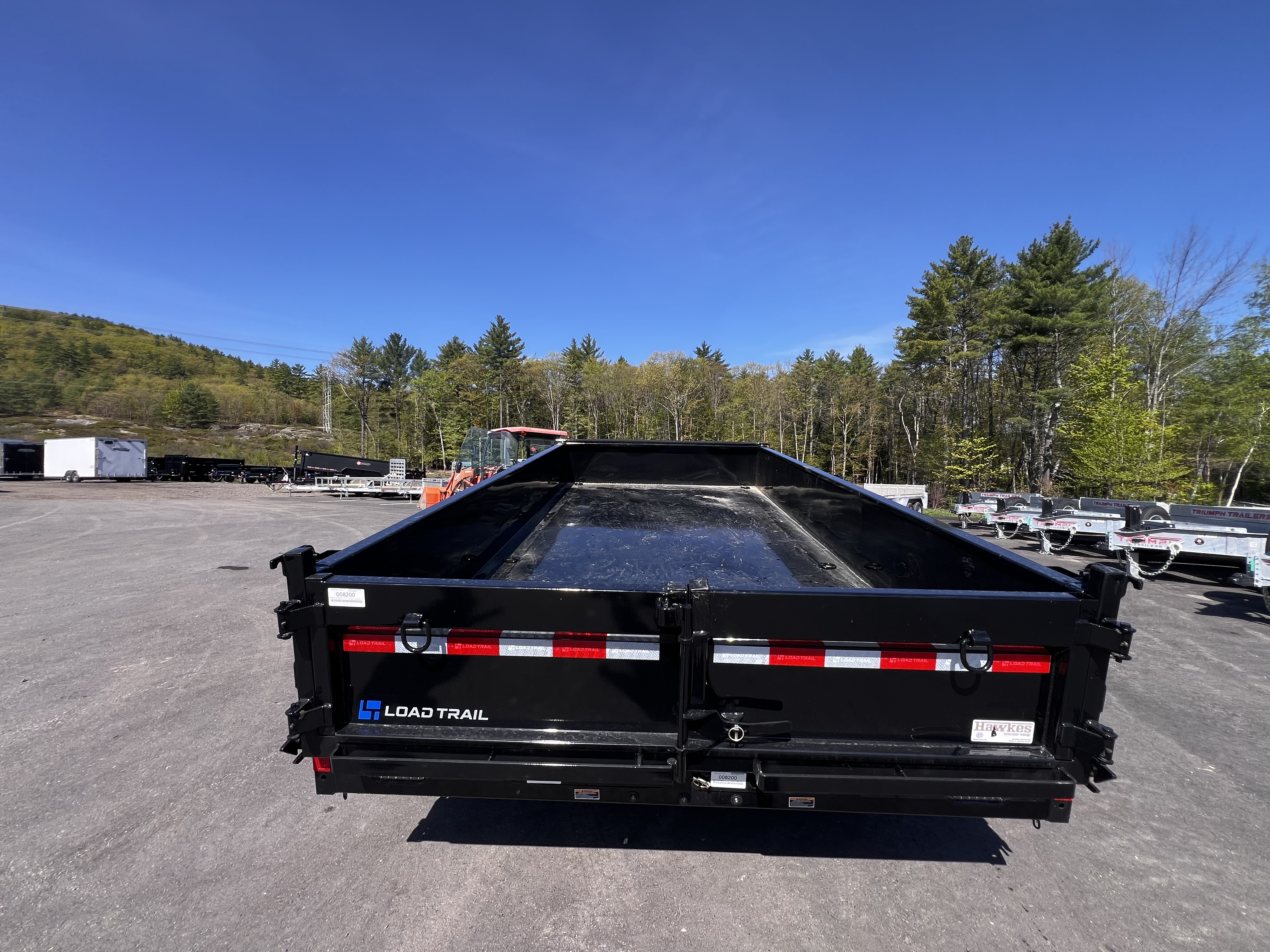 New 2026 LOAD TRAIL 7x14-DE Dump Trailer/ I BEAM Frame / Tarp kit & Ramps/ Spreader Gate- 14,000gvw
