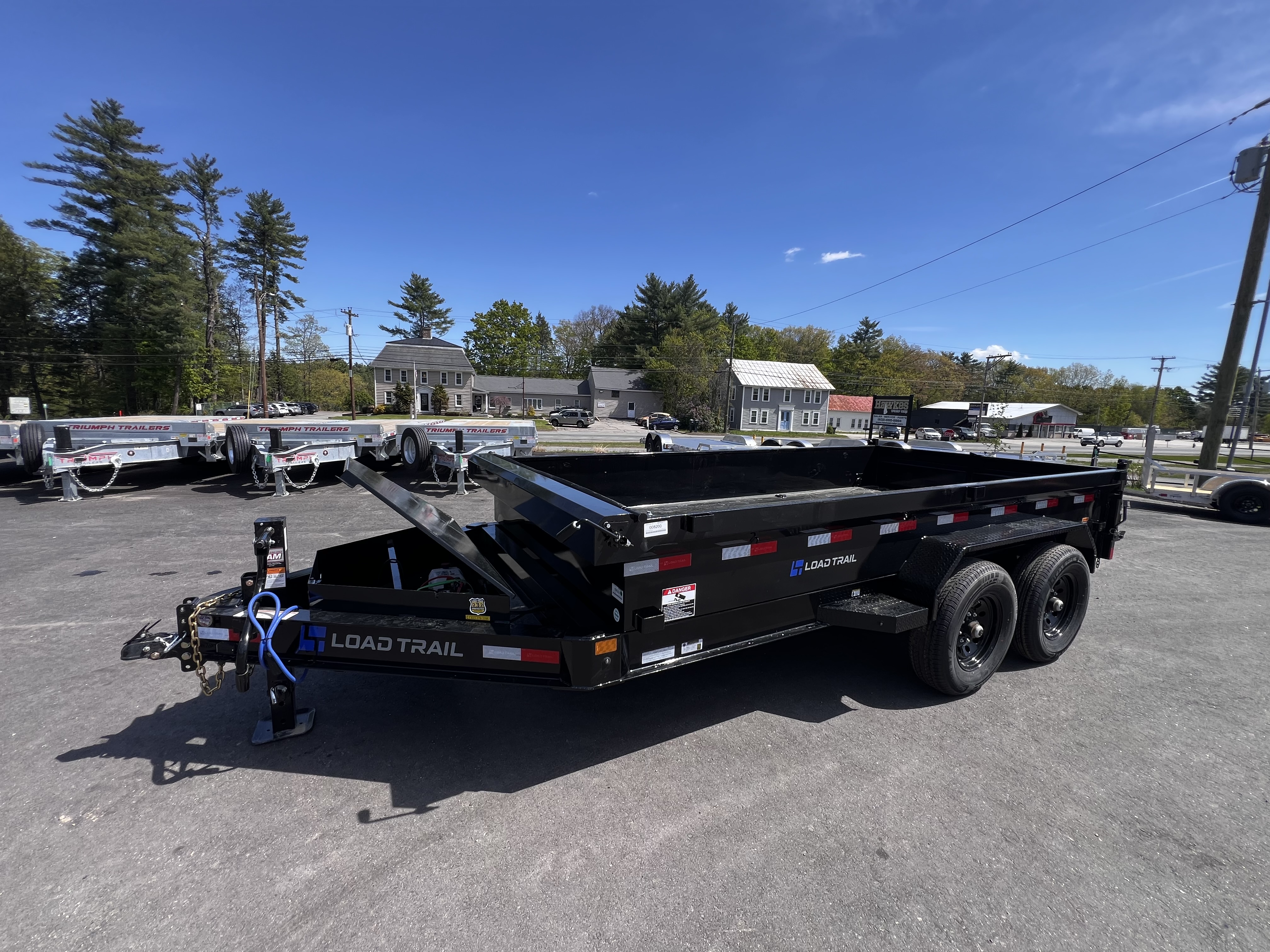 New 2026 LOAD TRAIL 7x14-DE Dump Trailer/ I BEAM Frame / Tarp kit & Ramps/ Spreader Gate- 14,000gvw