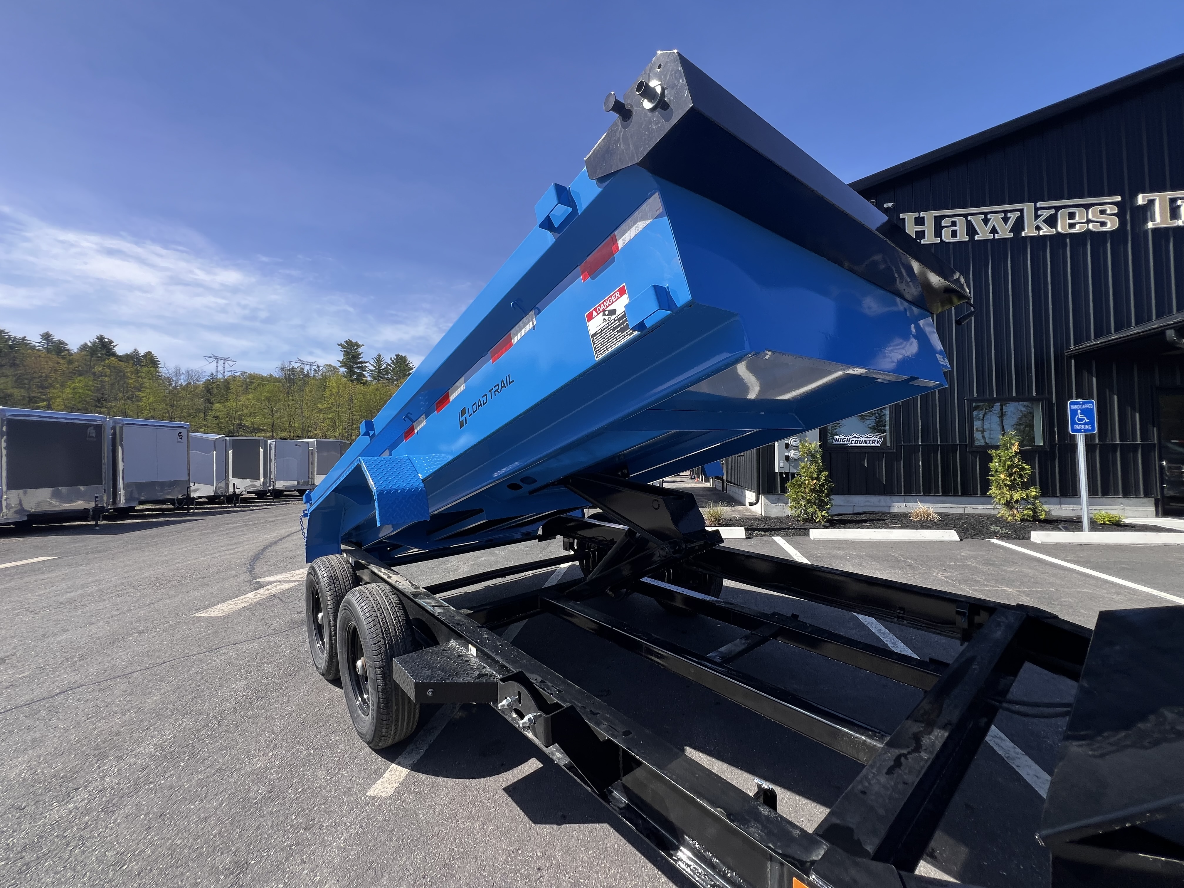 New 2026 LOAD TRAIL 7x14-DE Dump Trailer/ I BEAM Frame / Tarp kit & Ramps/ Spreader Gate- 14,000gvw