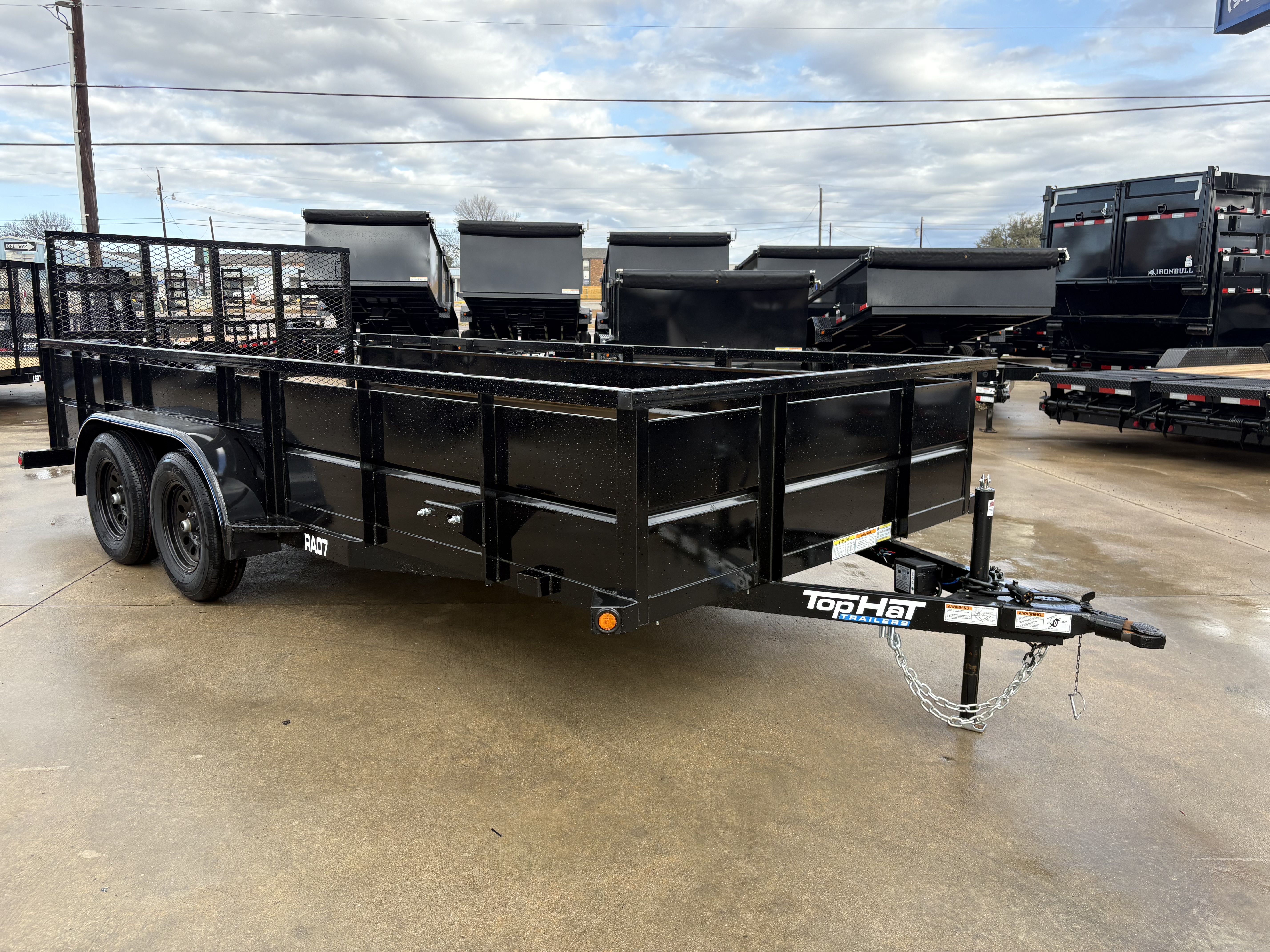 New 2026 Top Hat Trailers RA07 16X83 Landscape Trailer