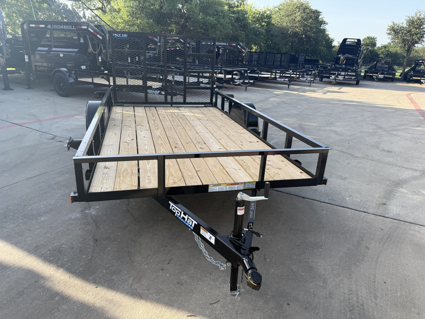 New 2026 Top Hat Trailers DSA 12X77 Utility Trailer