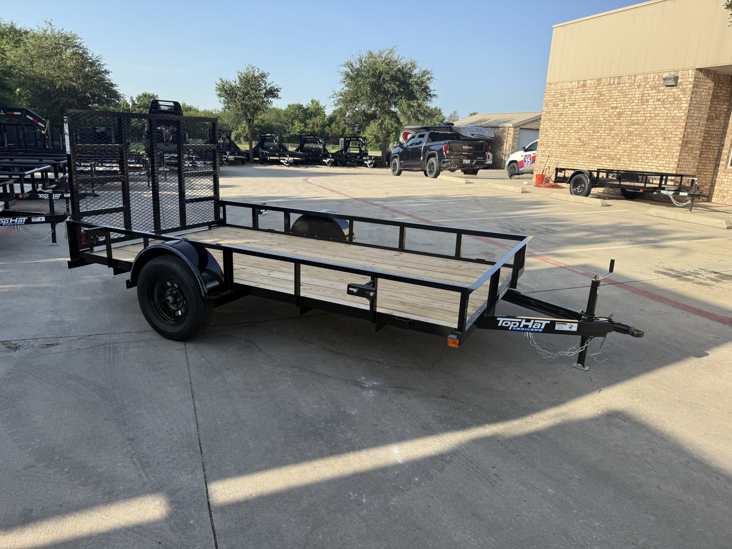 New 2026 Top Hat Trailers DSA 12X77 Utility Trailer
