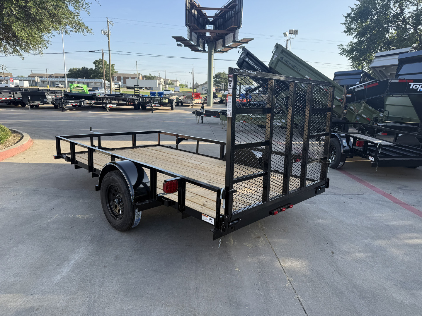 New 2026 Top Hat Trailers DSA 12X77 Utility Trailer