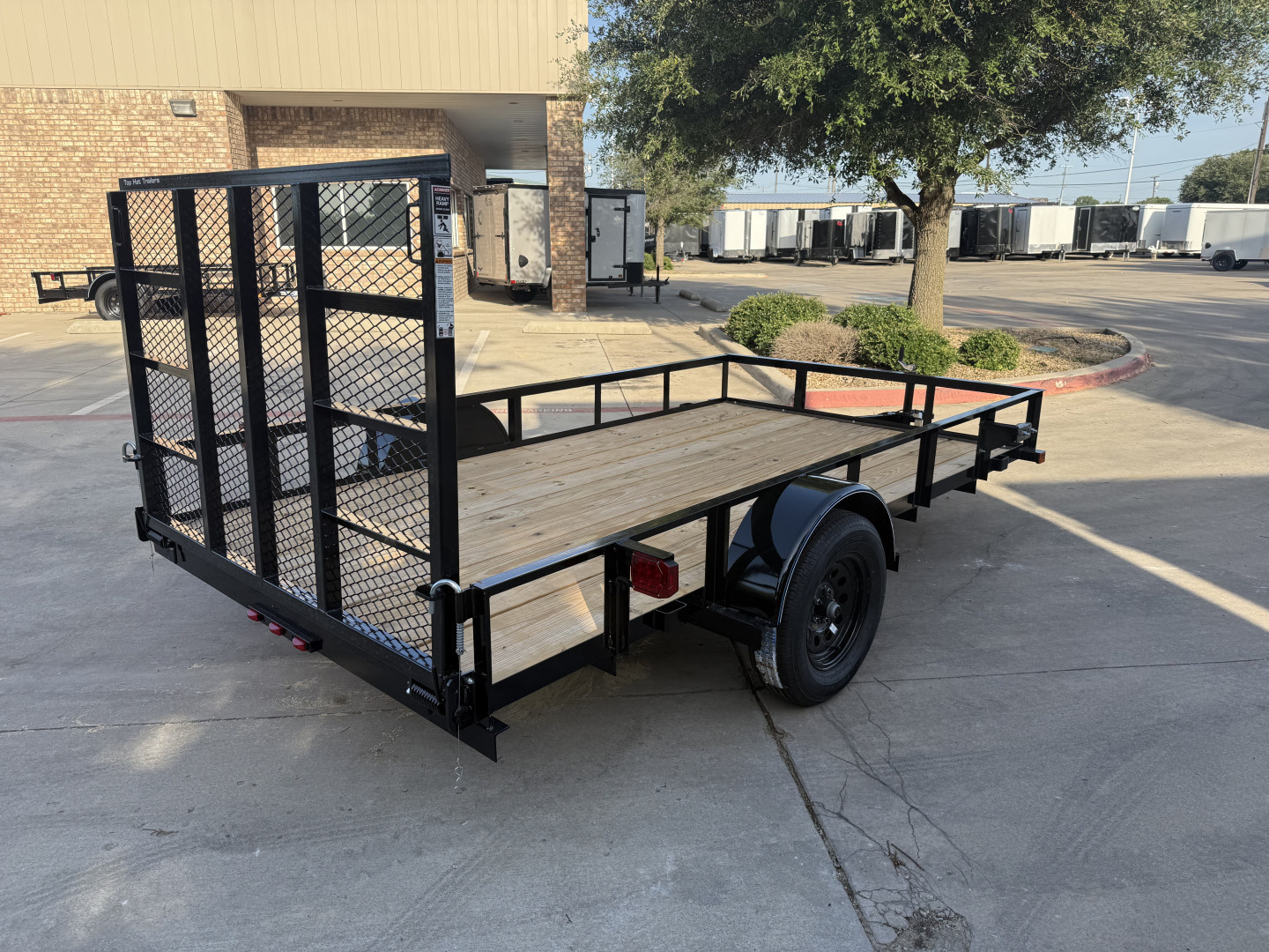 New 2026 Top Hat Trailers DSA 12X77 Utility Trailer