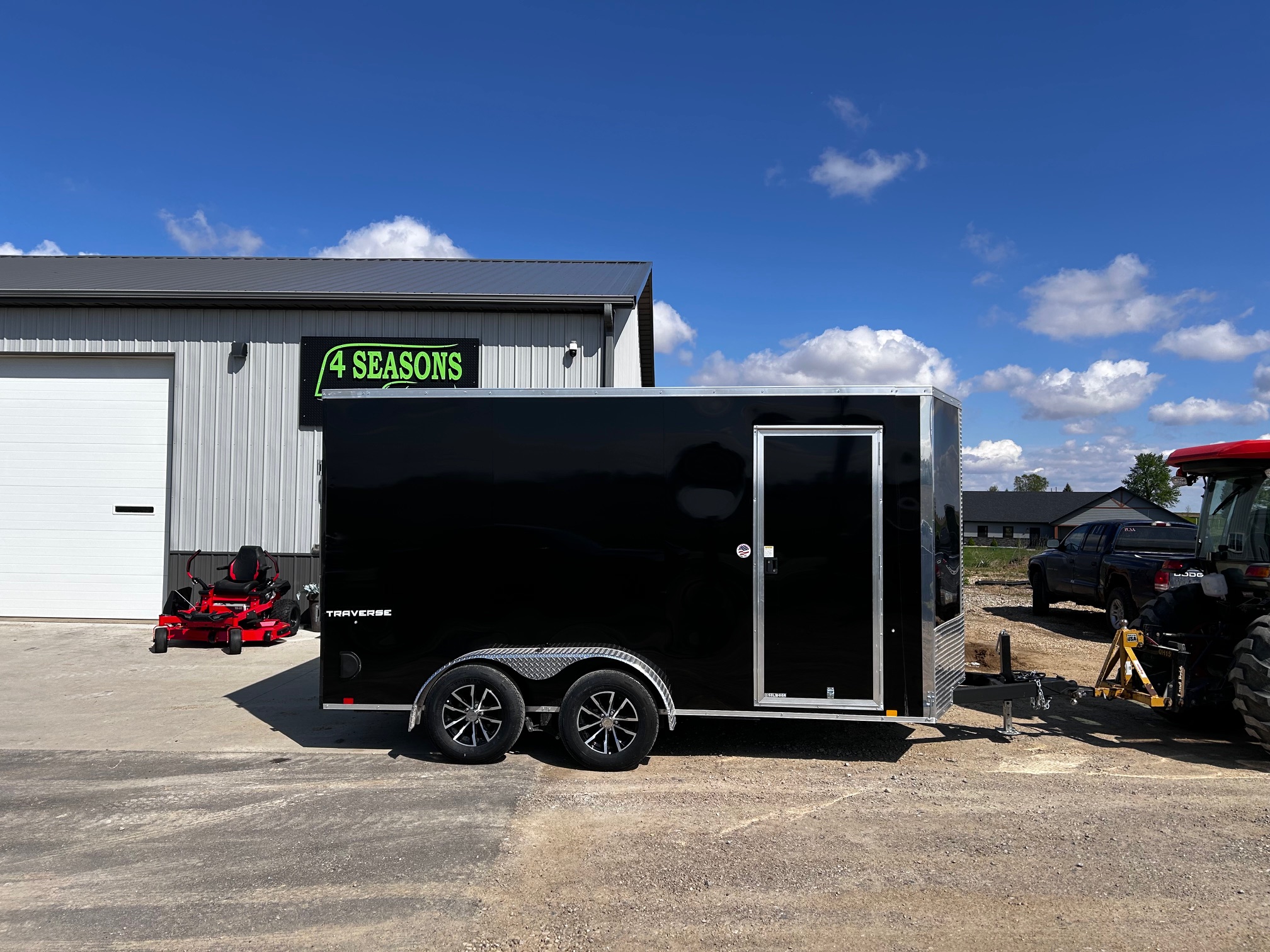New 2026 Formula Trailers 7X14 TRAVERSE RAMP DOOR Cargo / Enclosed Trailer