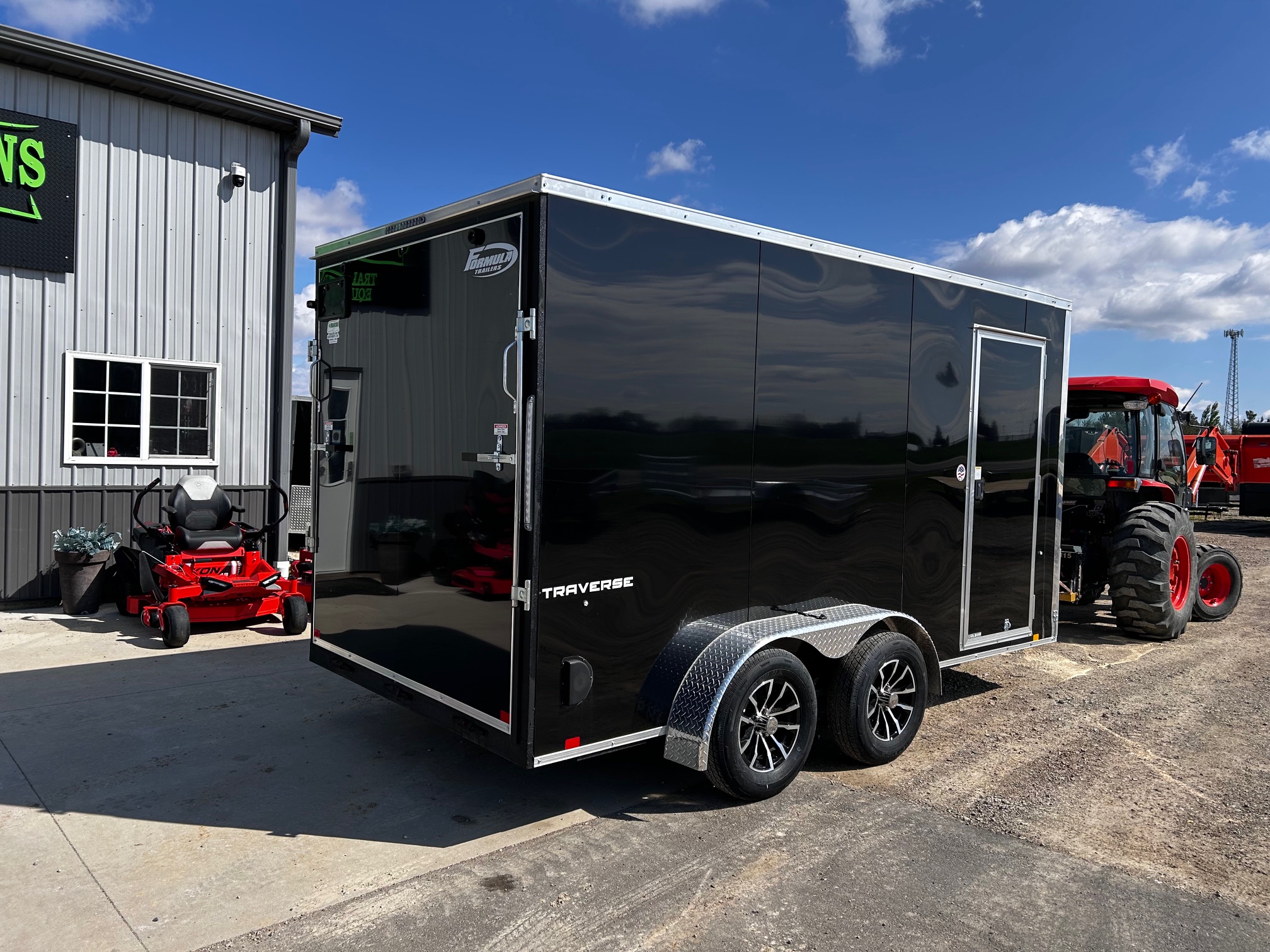 New 2026 Formula Trailers 7X14 TRAVERSE RAMP DOOR Cargo / Enclosed Trailer