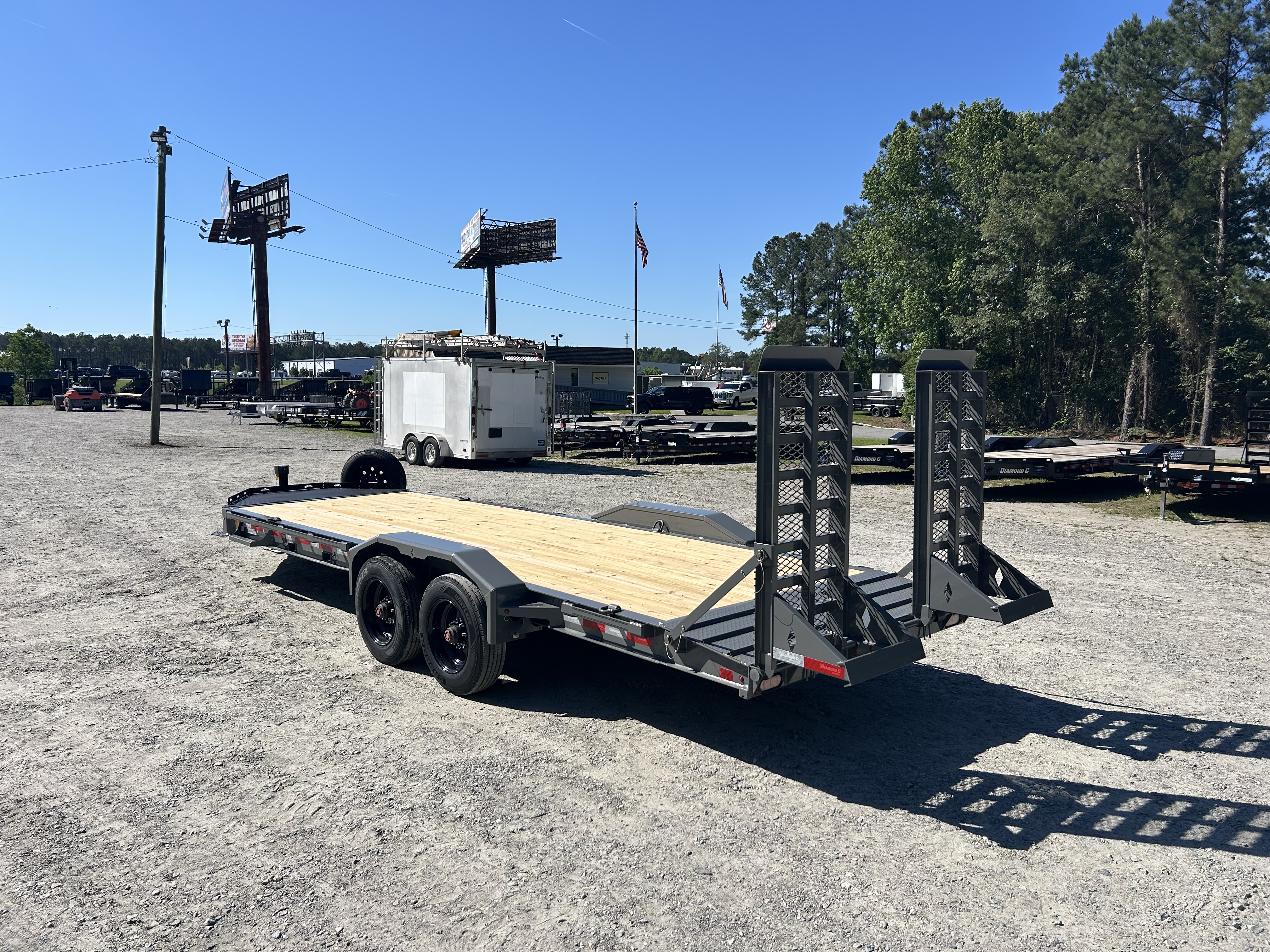 New 2026 Diamond C LPX210 Equipment Trailer, 82X22 with 10K Axles, #18,420 Payload