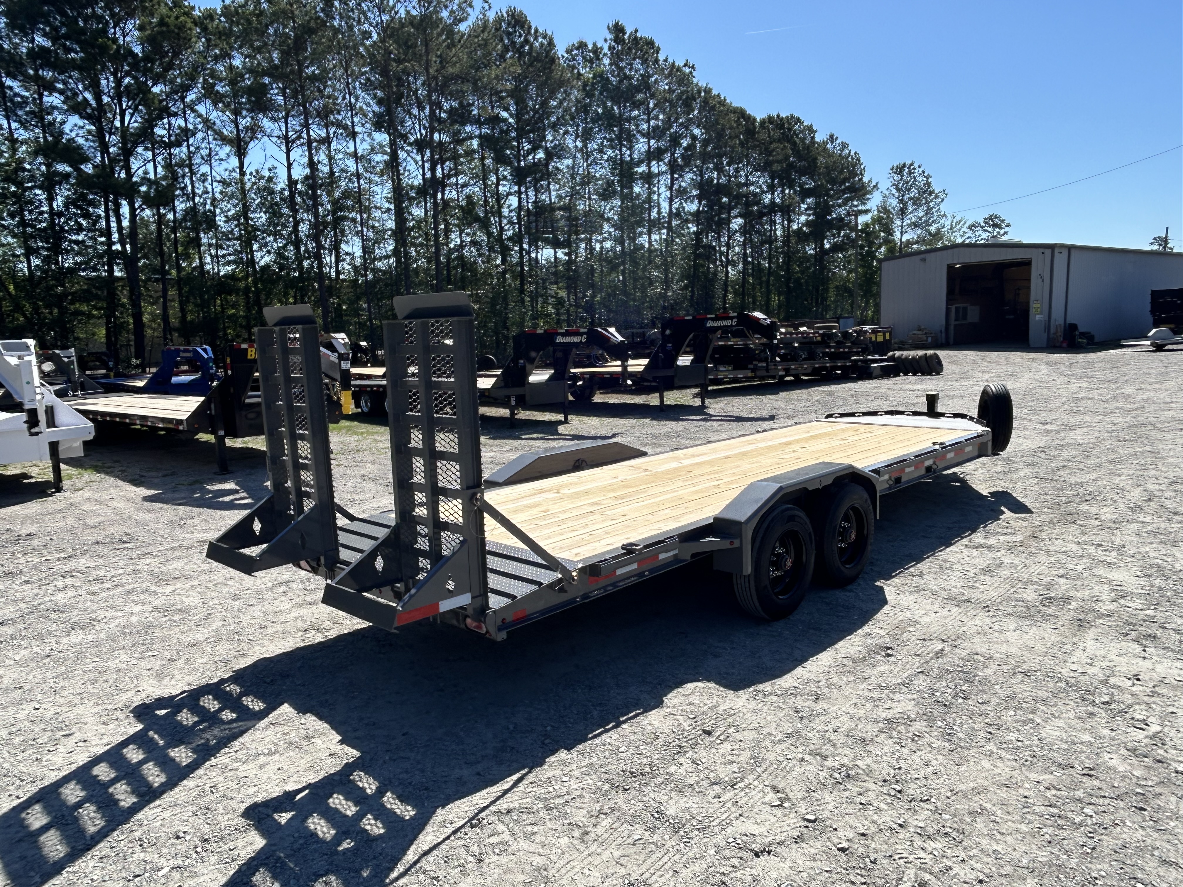 New 2026 Diamond C LPX210 Equipment Trailer, 82X22 with 10K Axles, #18,420 Payload
