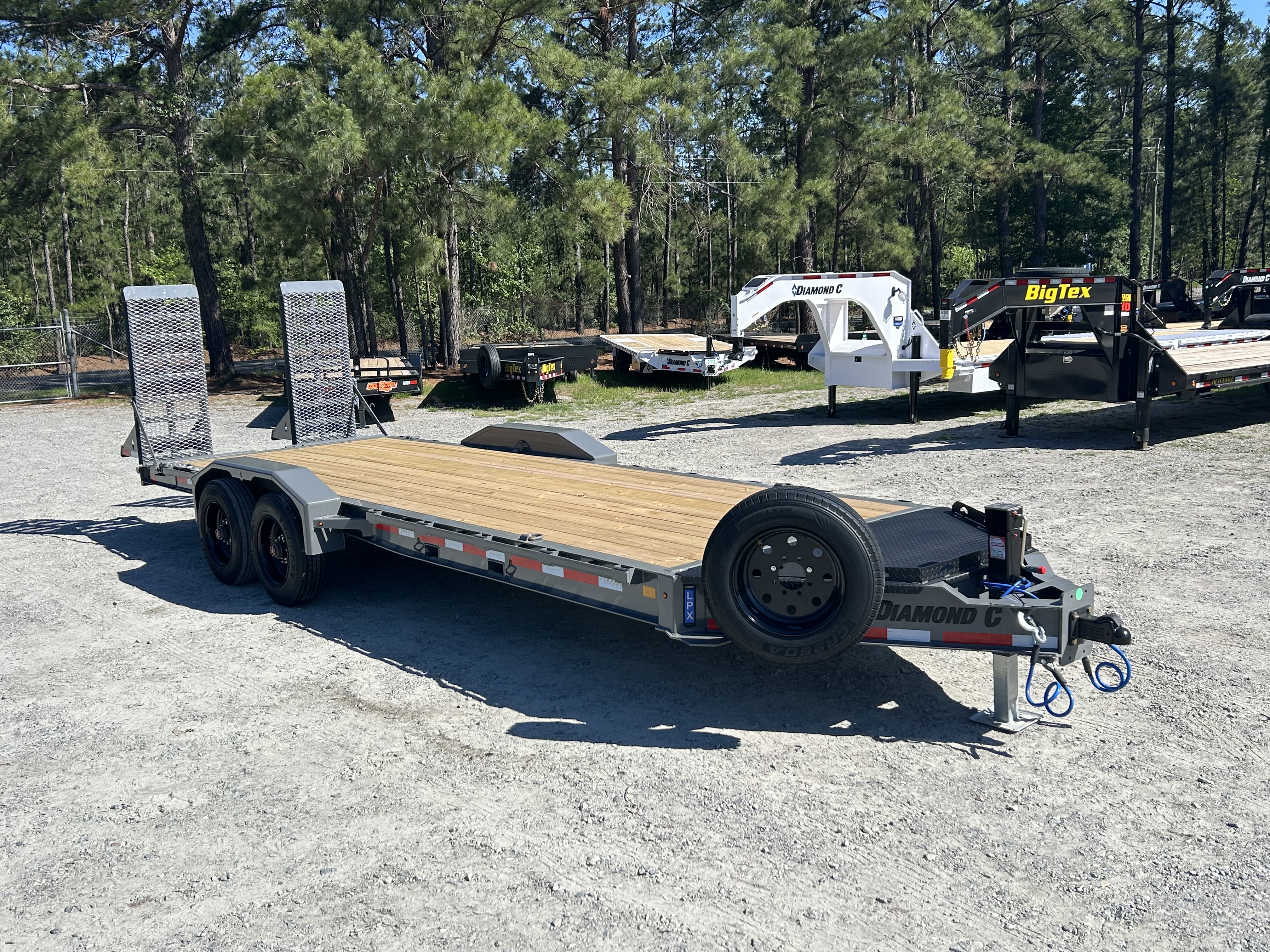 New 2026 Diamond C LPX210 Equipment Trailer, 82X22 with 10K Axles, #18,420 Payload