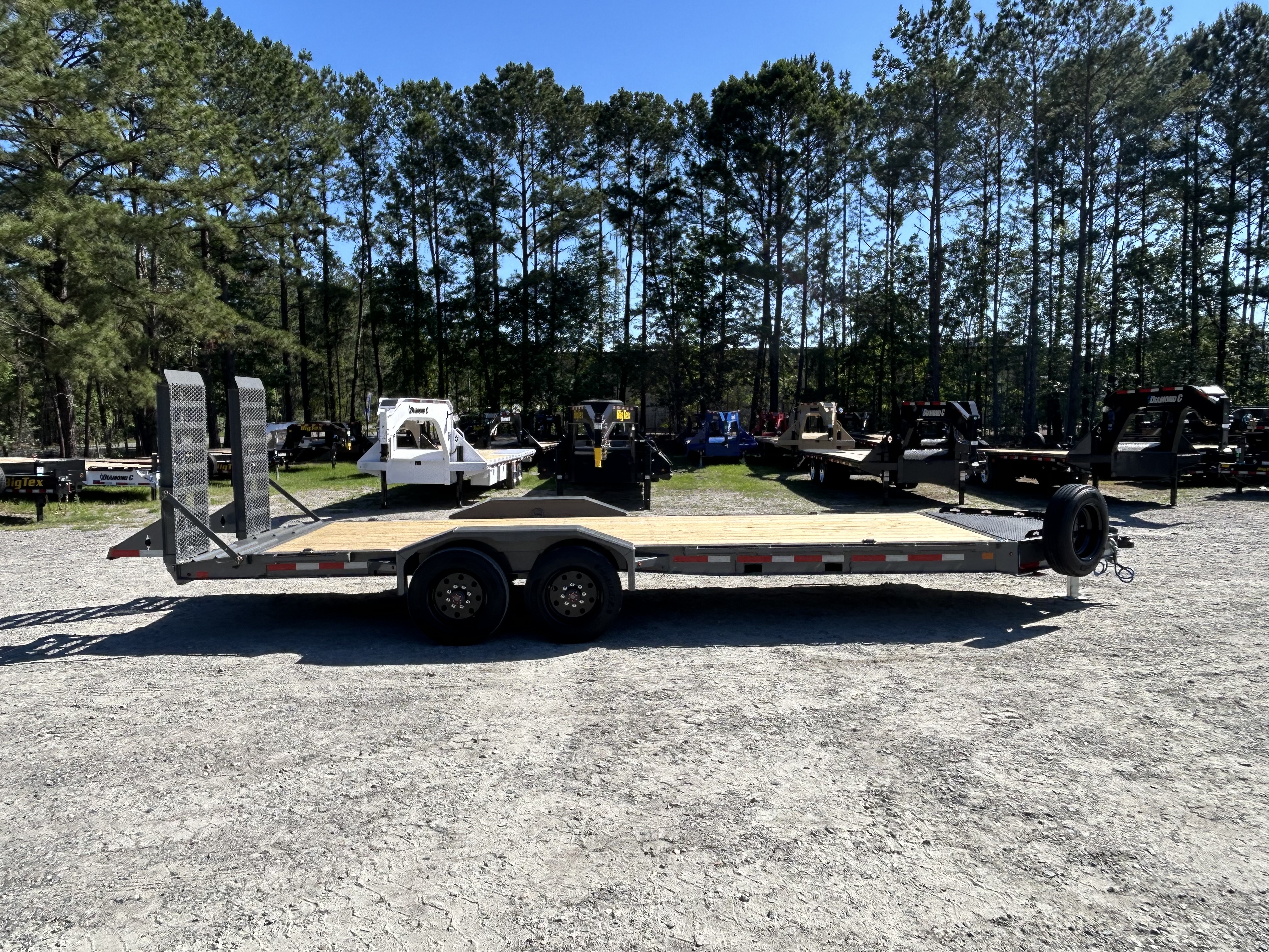 New 2026 Diamond C LPX210 Equipment Trailer, 82X22 with 10K Axles, #18,420 Payload