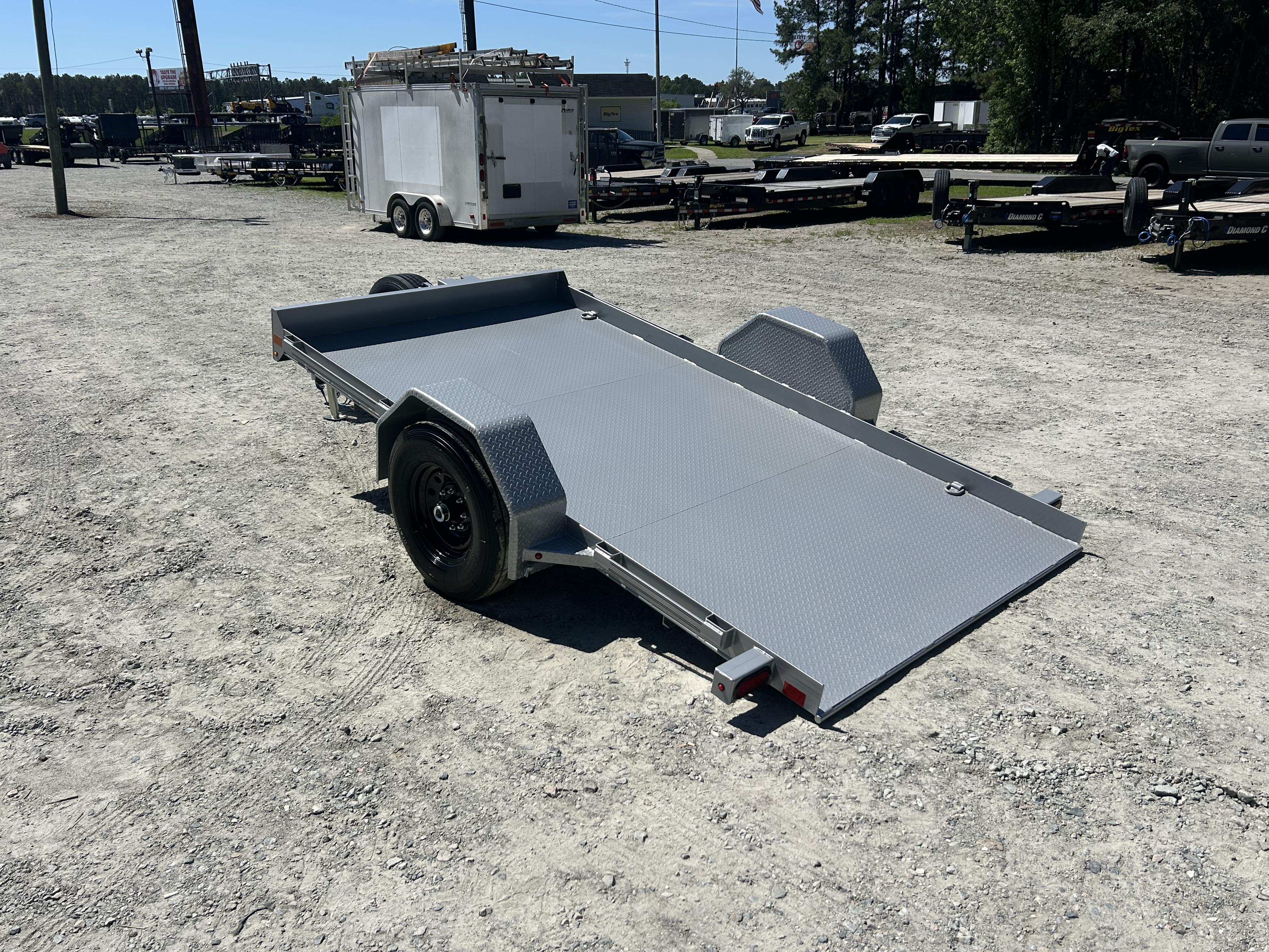 New 2026 Diamond C DSA107 Tilt Trailer, 77x12 , 7K Axles #5240 Payload !!!!!!!