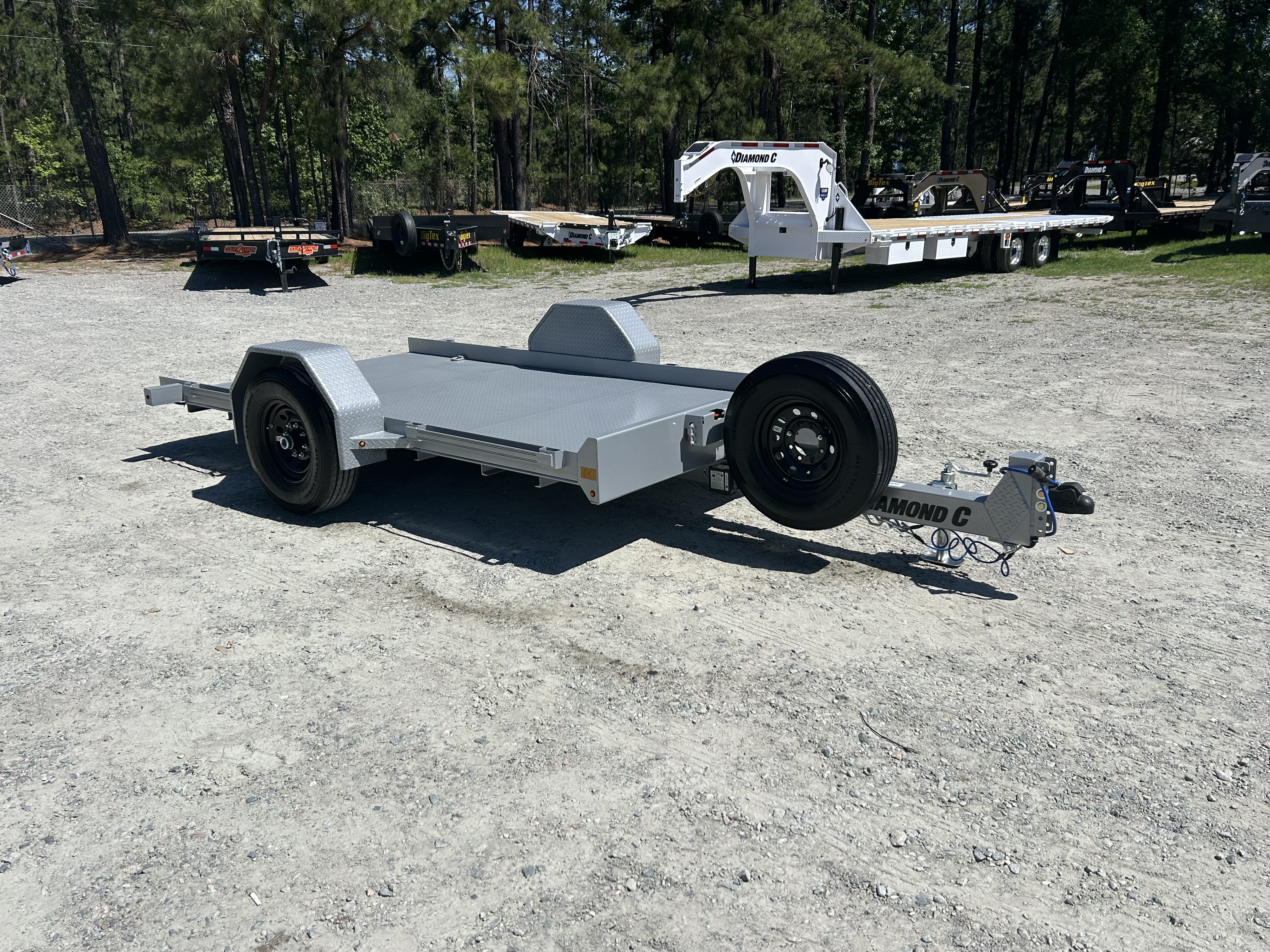 New 2026 Diamond C DSA107 Tilt Trailer, 77x12 , 7K Axles #5240 Payload !!!!!!!