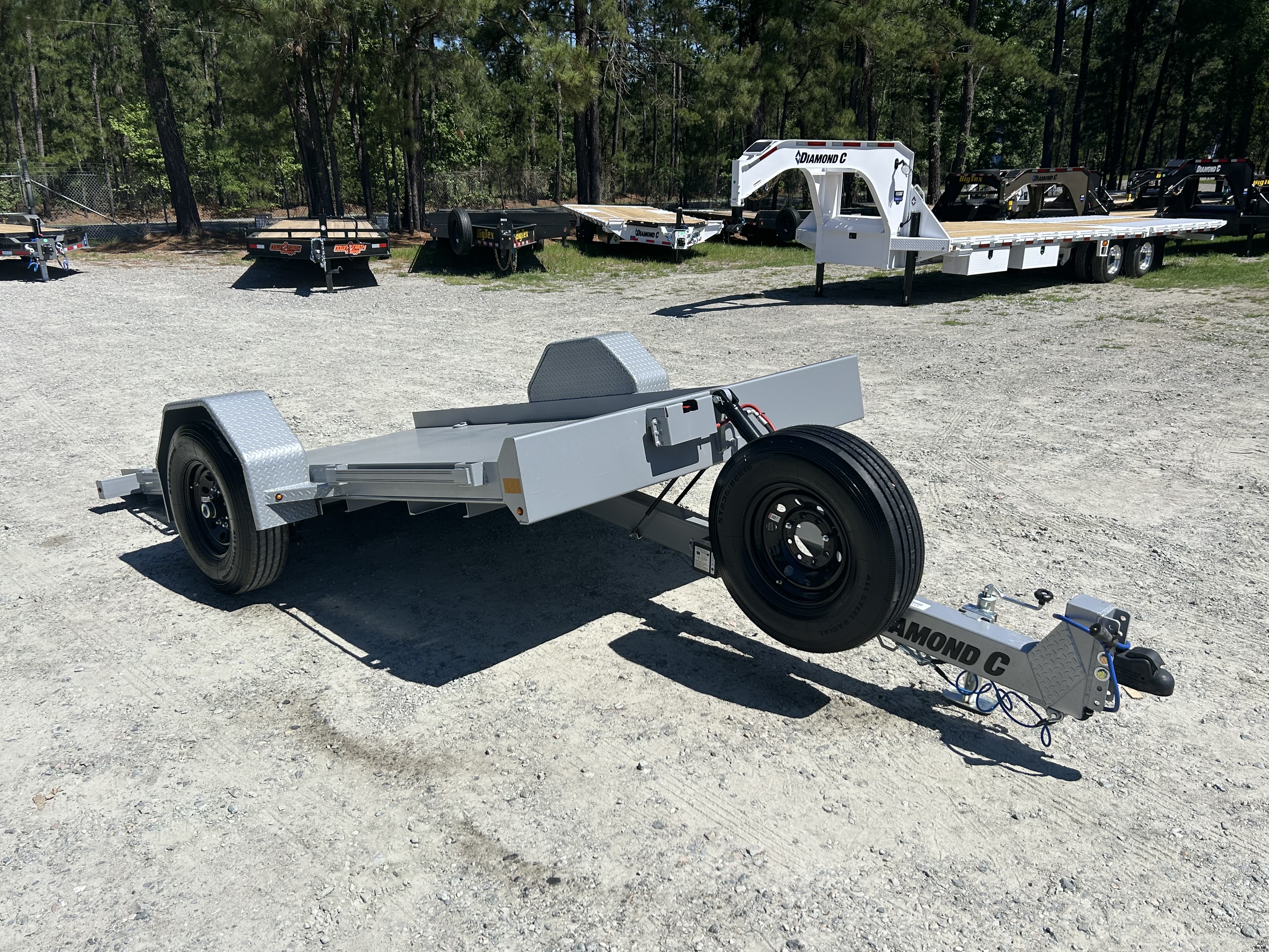 New 2026 Diamond C DSA107 Tilt Trailer, 77x12 , 7K Axles #5240 Payload !!!!!!!