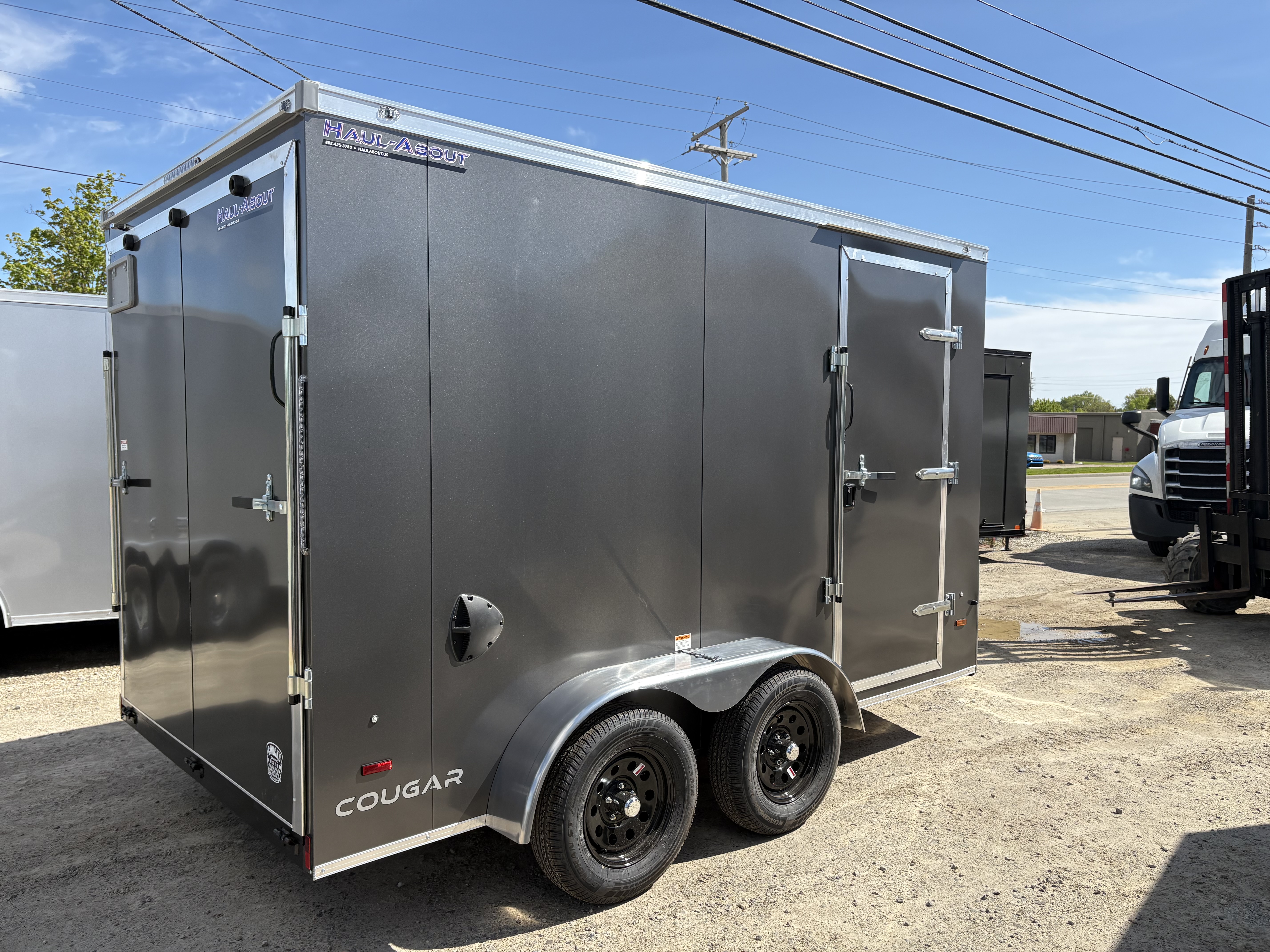 New 2026 Haul About Trailers 7'X12' COUGAR Cargo / Enclosed Trailer