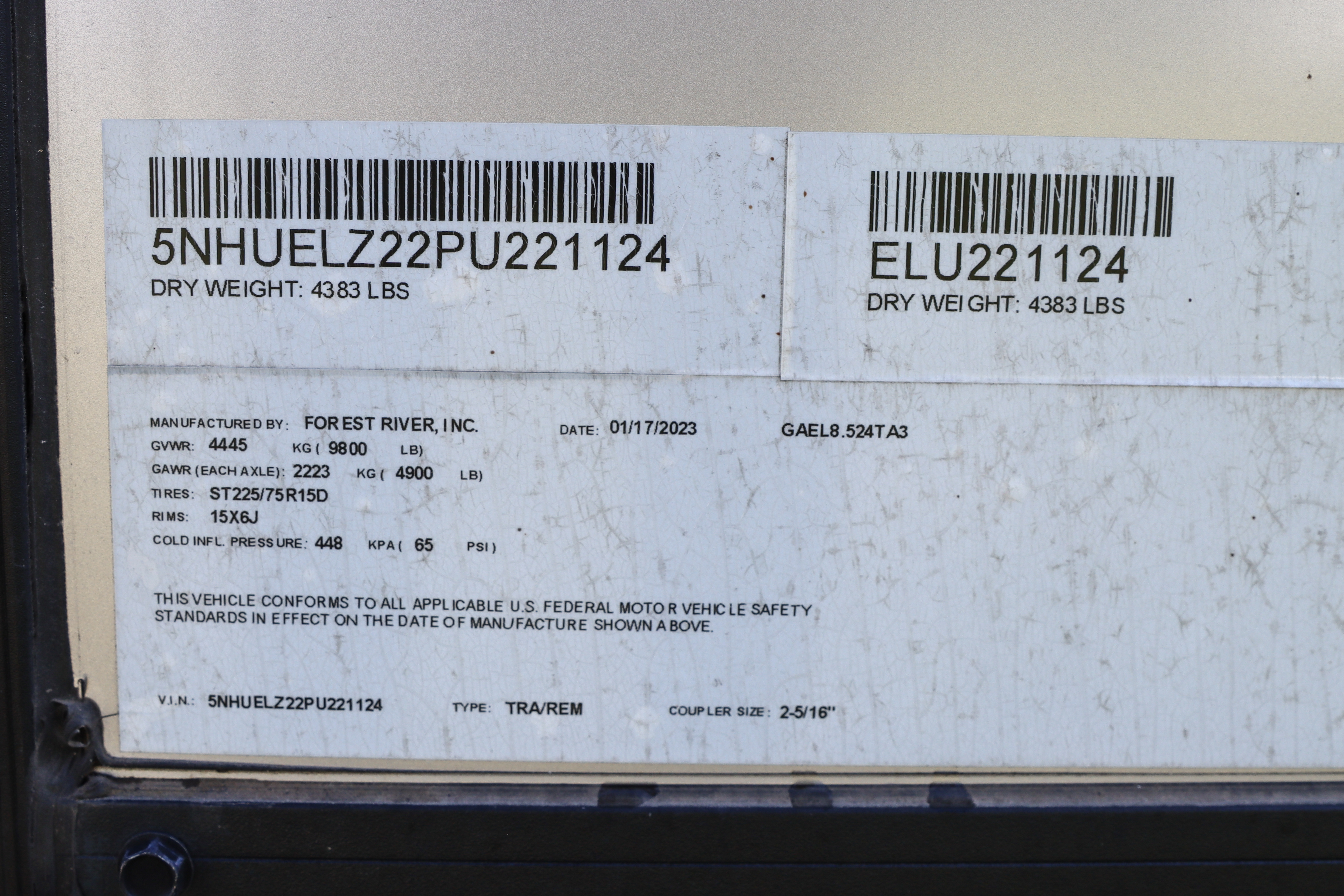 Used 2023 8.5x24 Cargo Mate Cargo Trailer