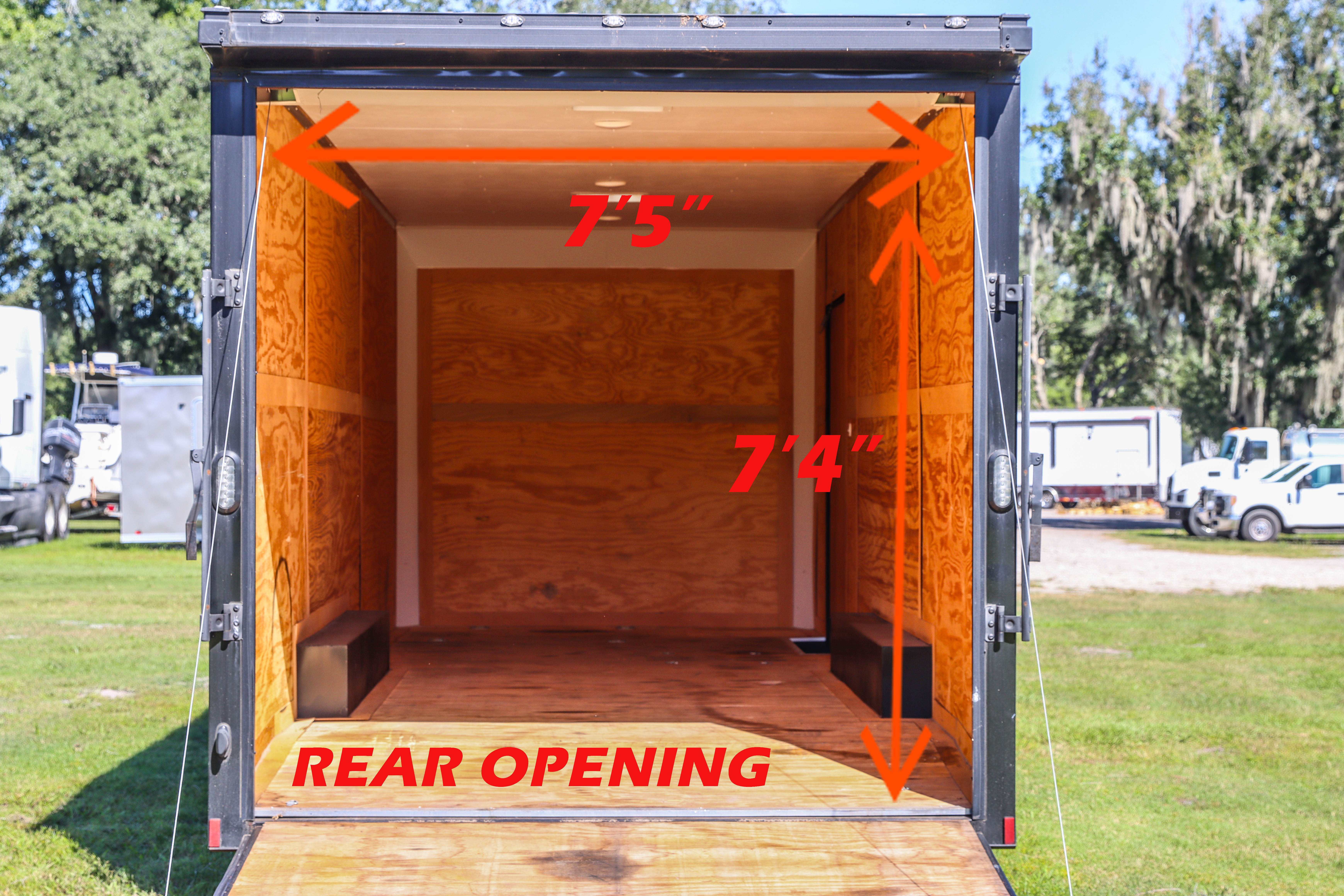 Used 2023 8.5x24 Cargo Mate Cargo Trailer