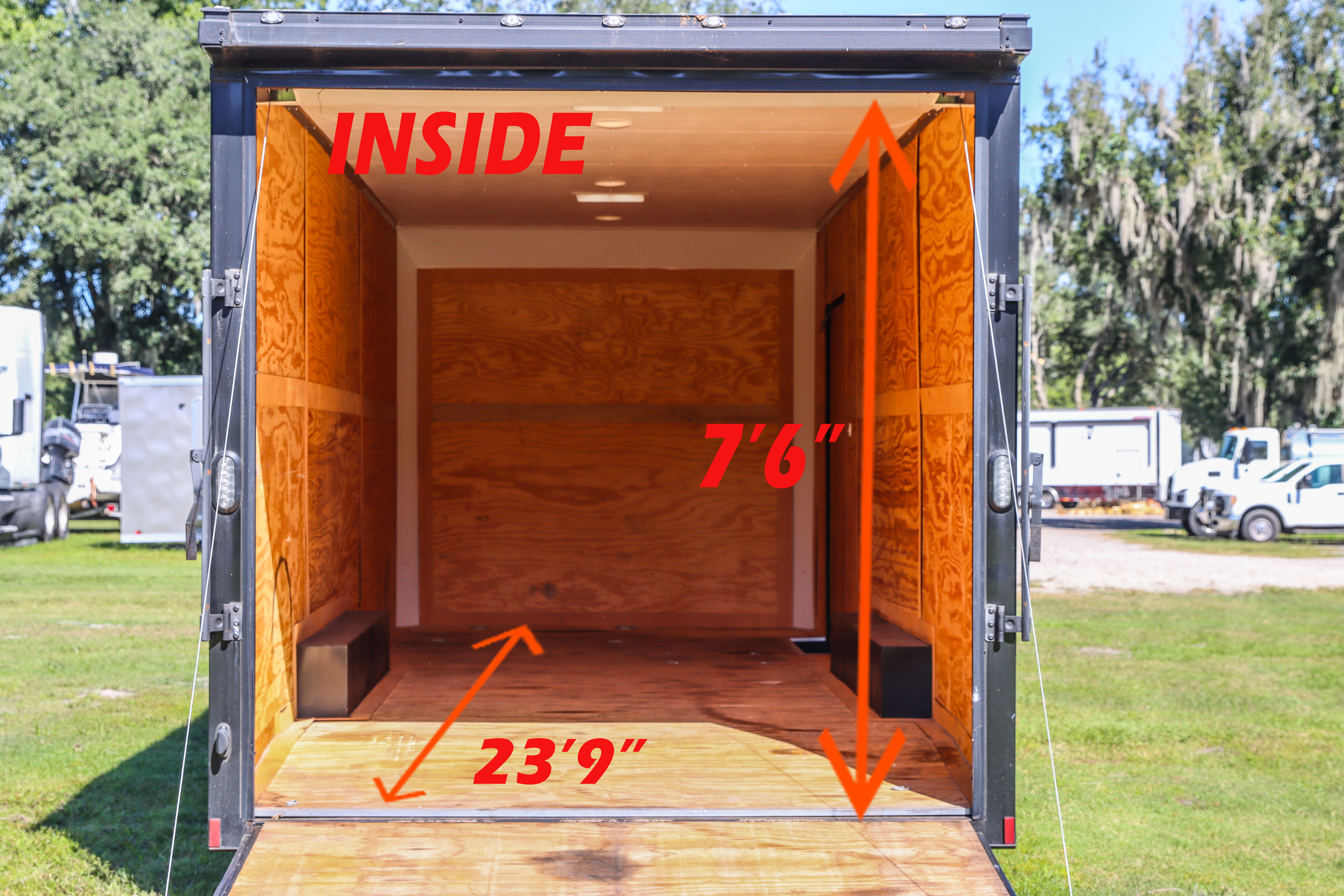 Used 2023 8.5x24 Cargo Mate Cargo Trailer