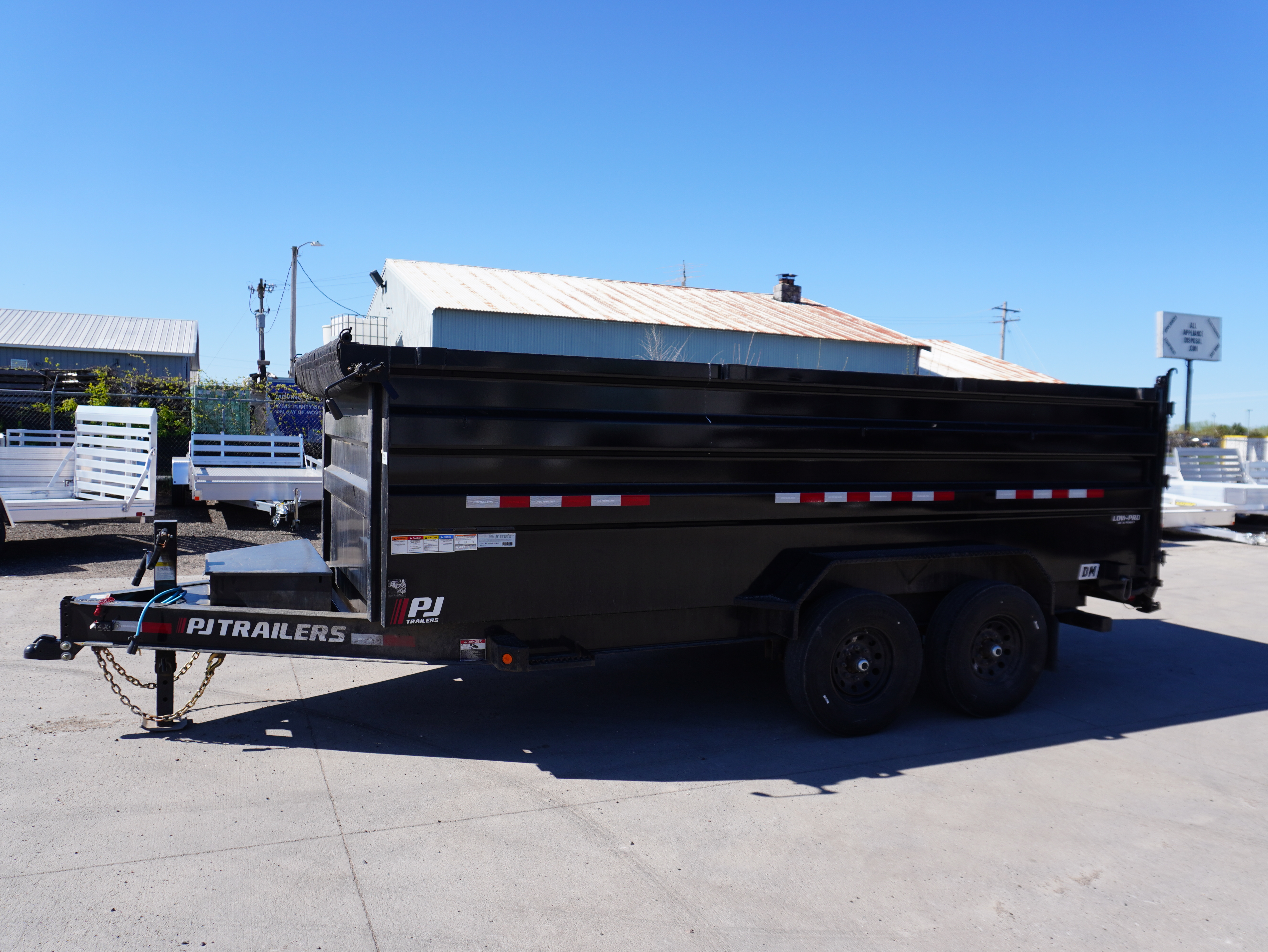 Used 2025 PJ Trailers DM 83"x16ft Dump Trailer