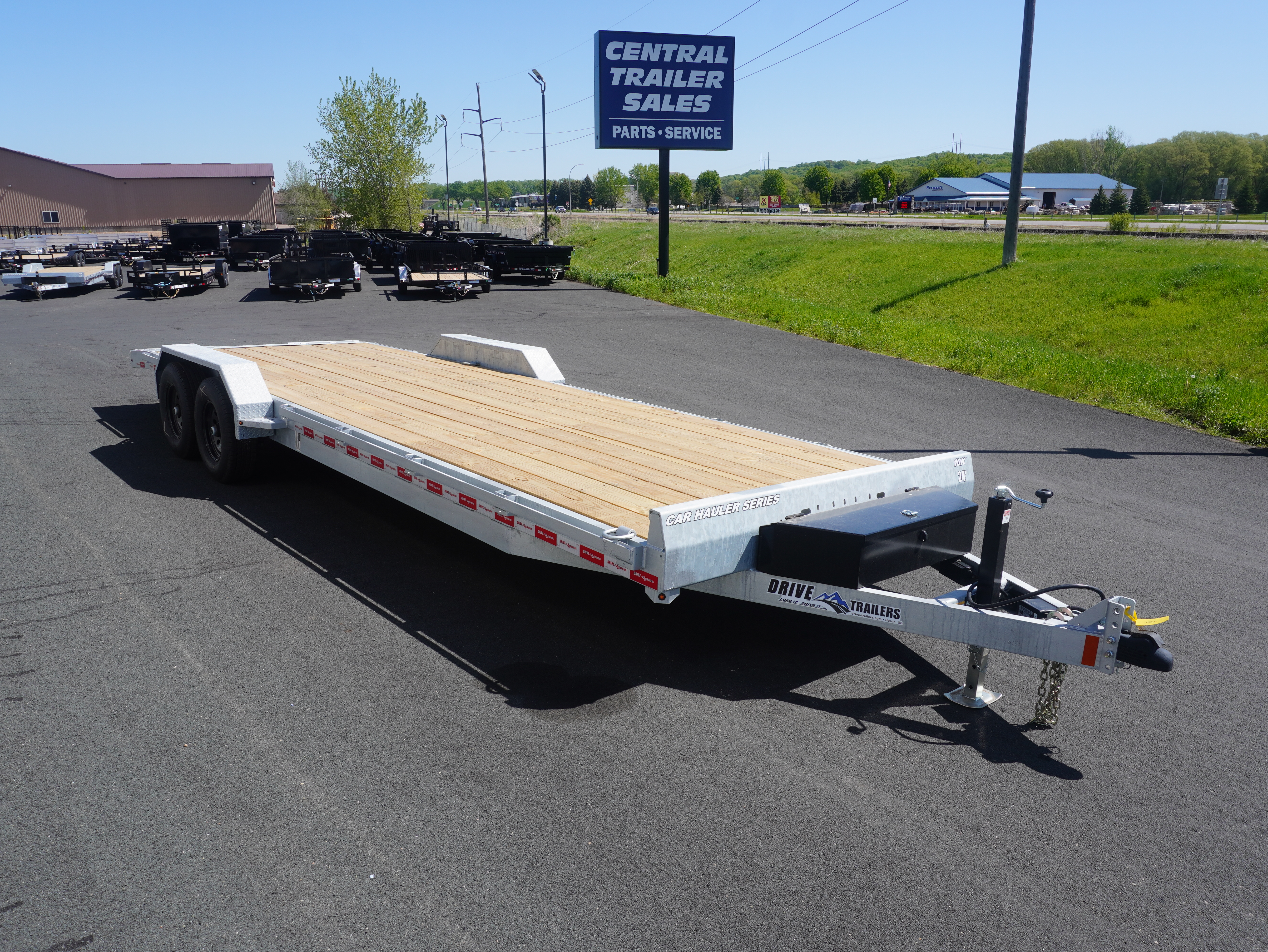 New 2027 Drive Trailers 83'X24FT Galvanized Car Hauler Car Hauler