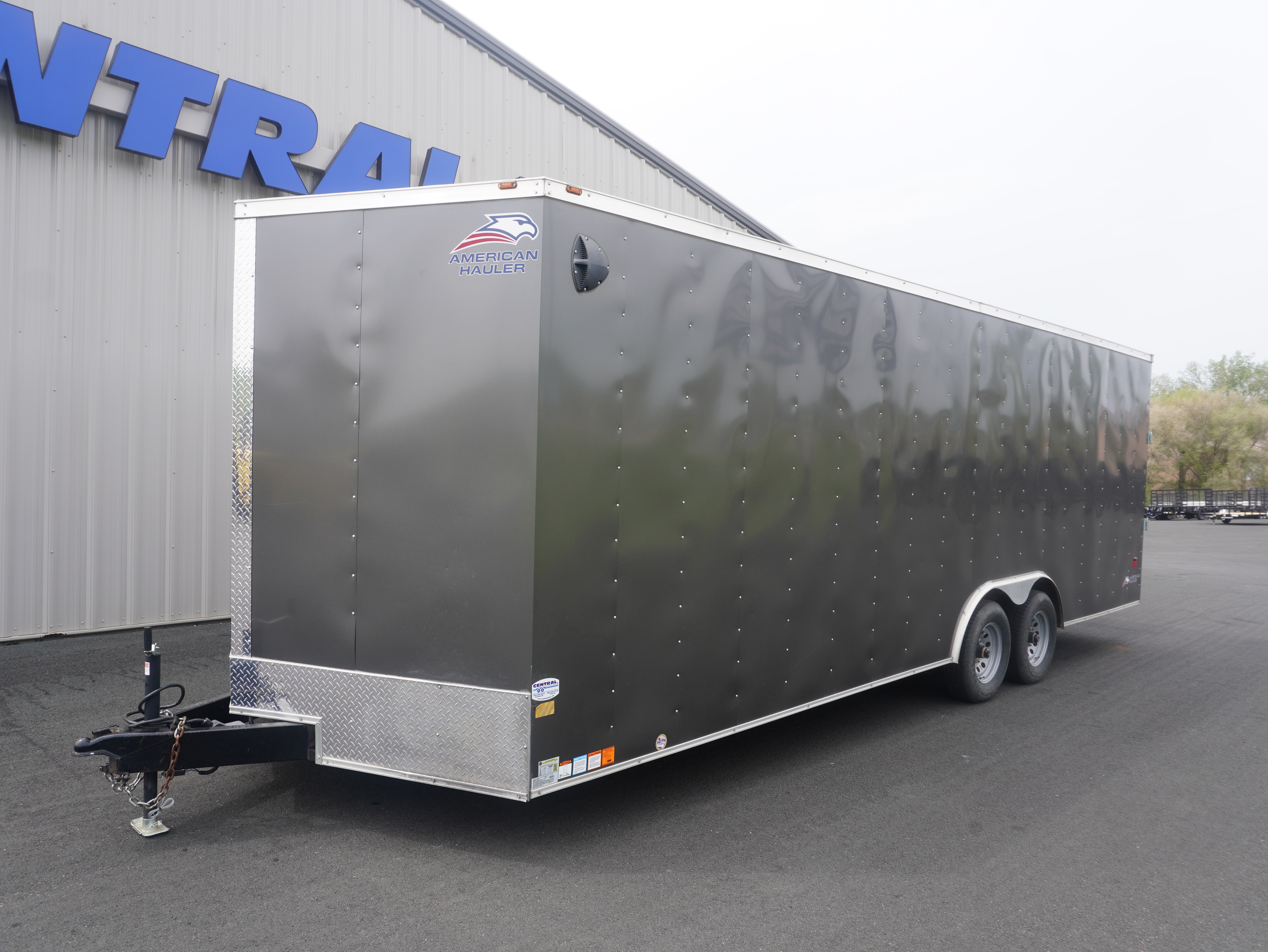 Used 2024 American Hauler 8.5X24 Steel Frame Cargo / Enclosed Trailer