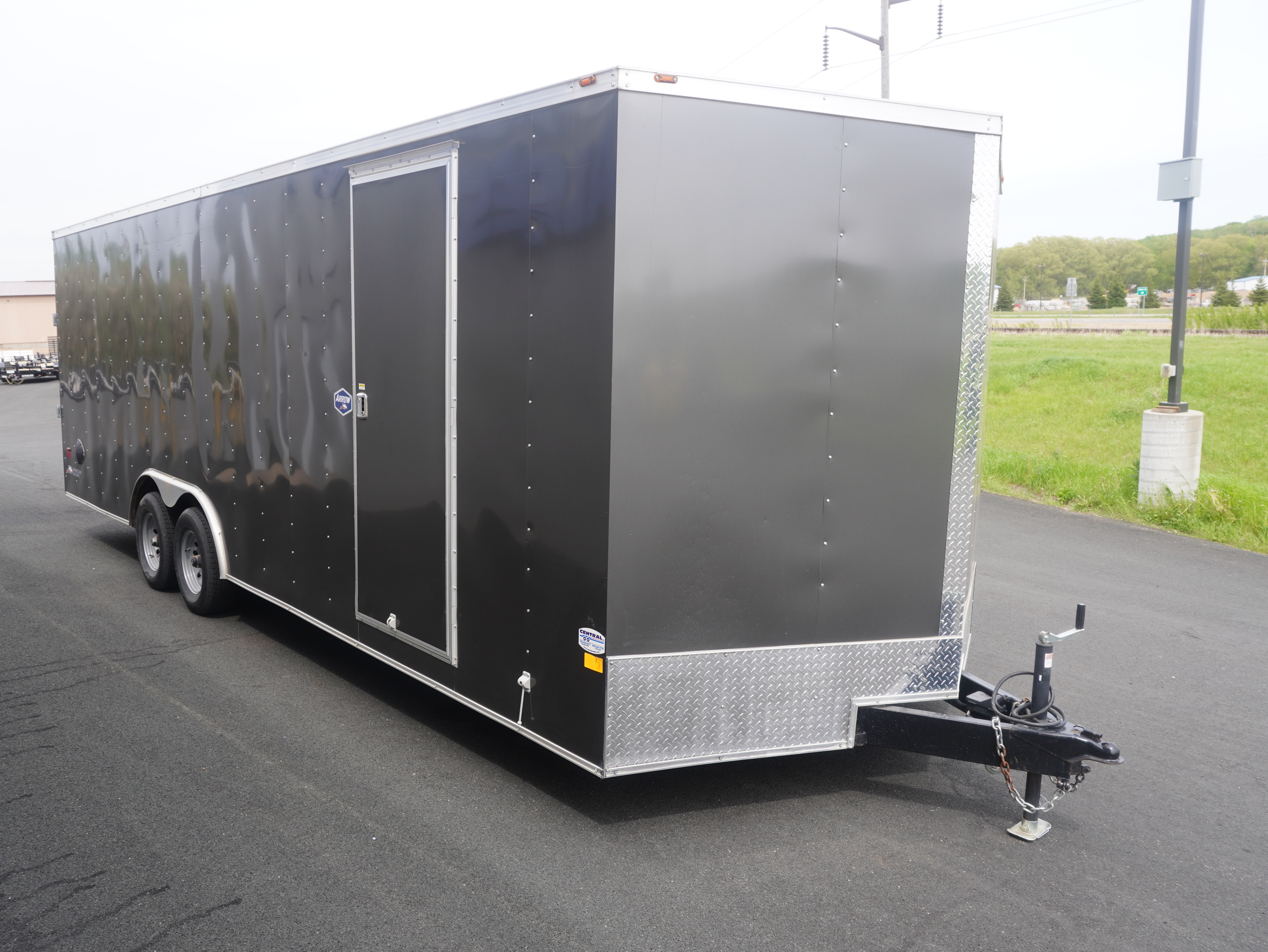 Used 2024 American Hauler 8.5X24 Steel Frame Cargo / Enclosed Trailer