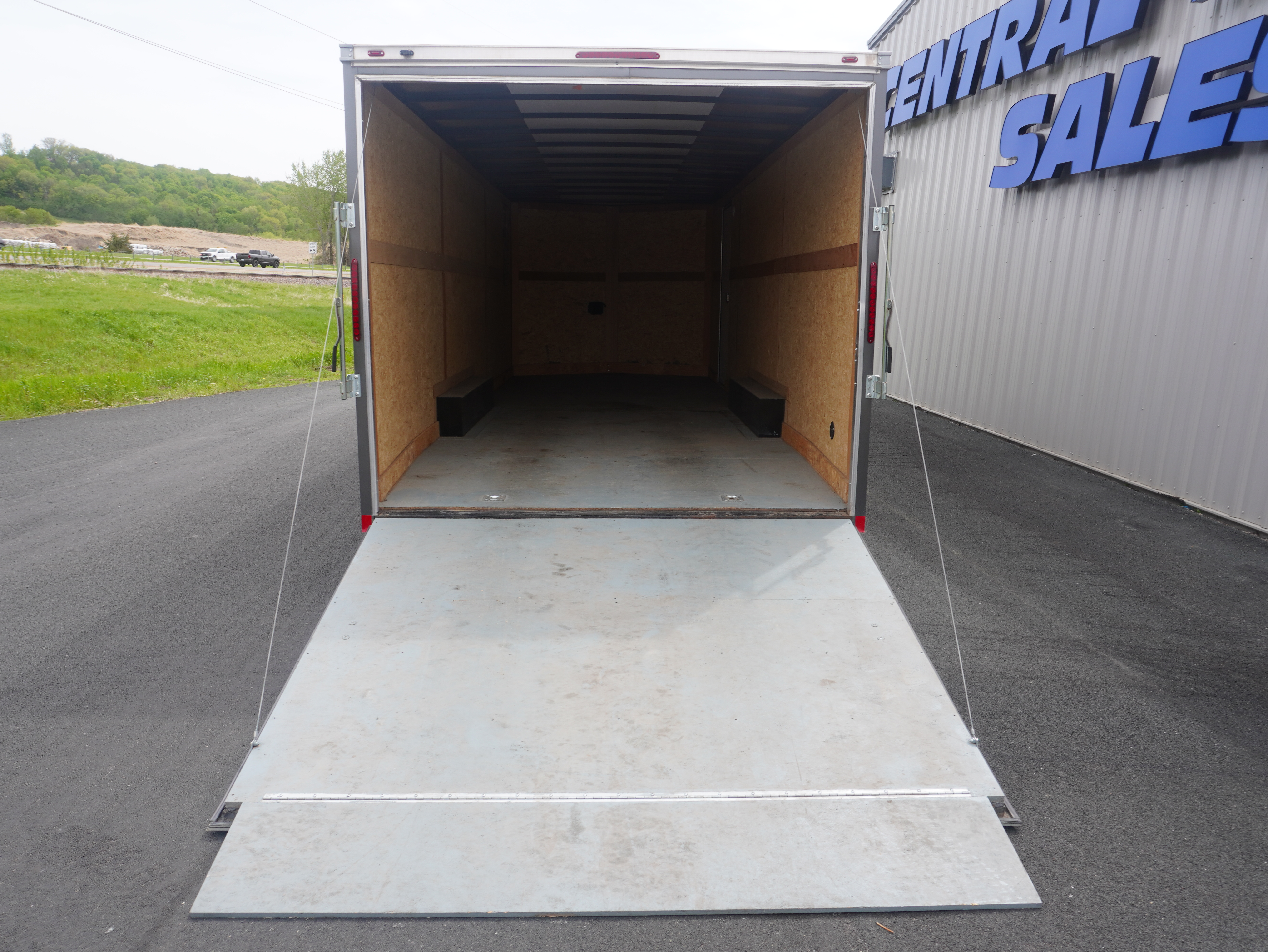 Used 2024 American Hauler 8.5X24 Steel Frame Cargo / Enclosed Trailer