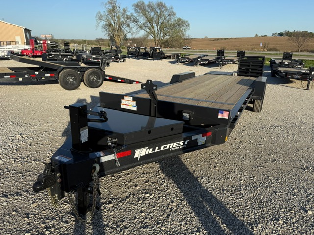 New 2026 Hillcrest Black-Grey 83"x21'+3' 17.6k I-Beam Equipment Trailer
