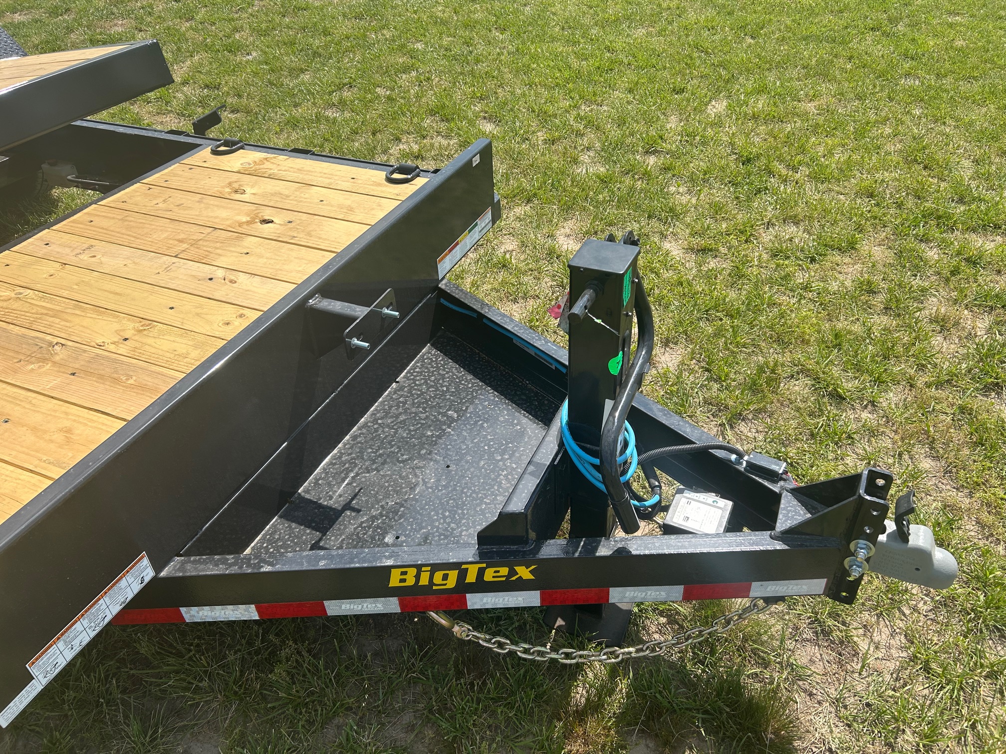 Used 2027 Big Tex 83x20 Tandem 14K Gravity Tilt w/ 4' Stationary Deck